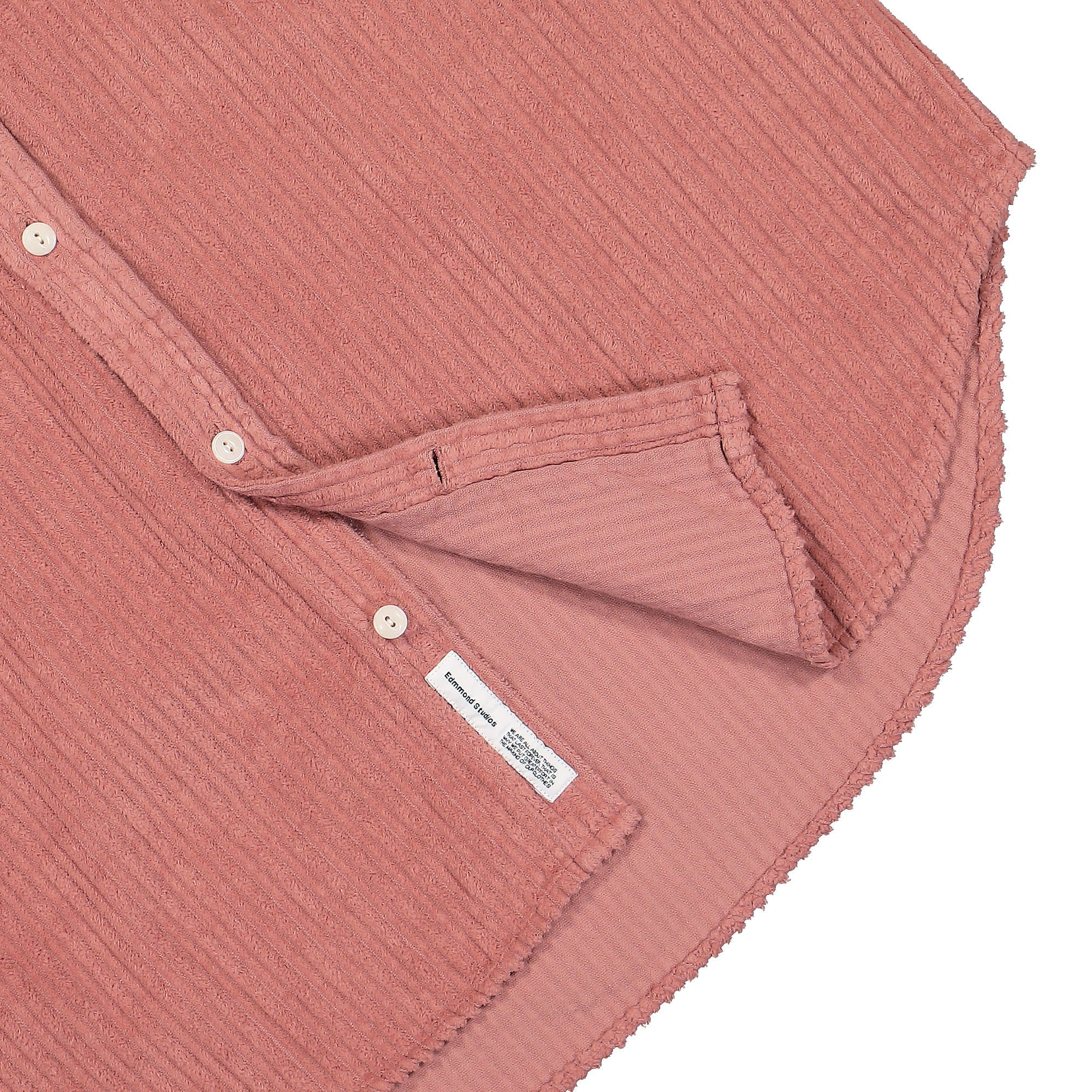 Edmmond Studios French Cord Shirt Salmon Shirts Detail view 1 | Overkill
