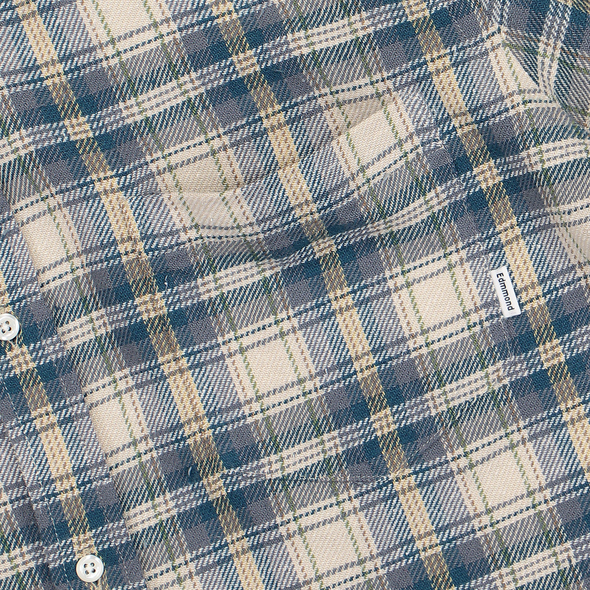 Edmmond Studios Bai Shirt Plain Blue Shirts Detailfoto | Overkill