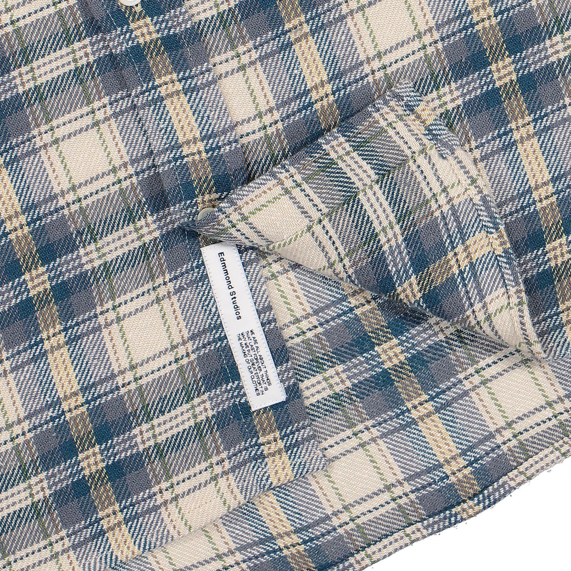 Edmmond Studios Bai Shirt Plain Blue Shirts Detail view 1 | Overkill