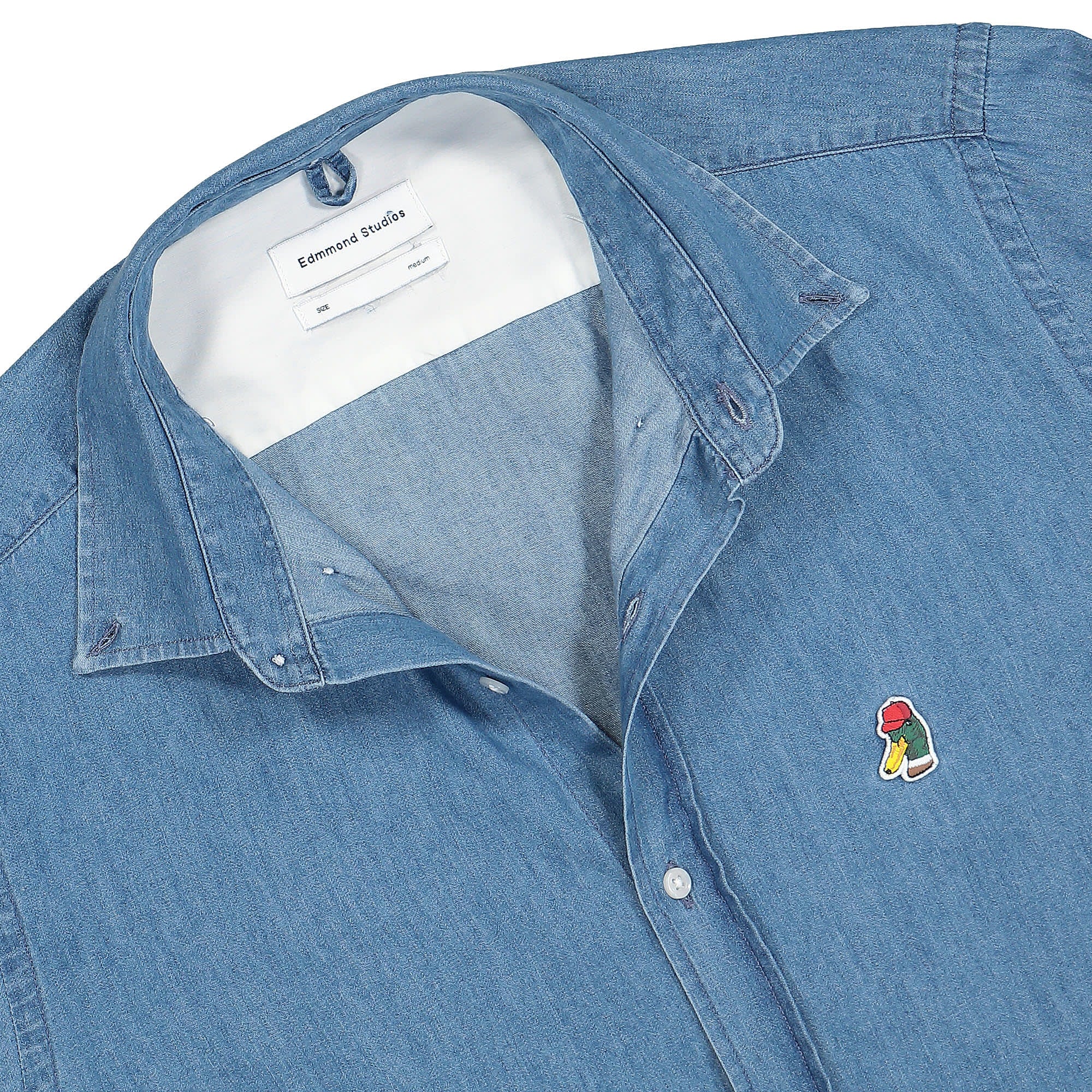 Edmmond Studios Special Duck Shirt Plain Bleach Shirts Close-up | Overkill