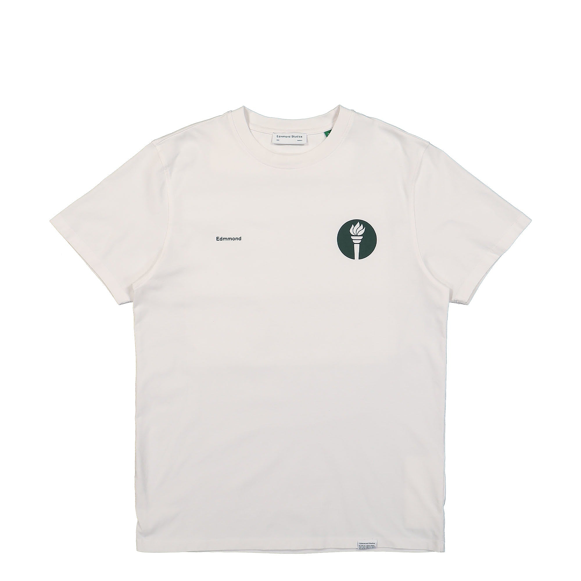 Edmmond Studios Running Association T-Shirt Plain White T-Shirts 322-30-02000 | Overkill