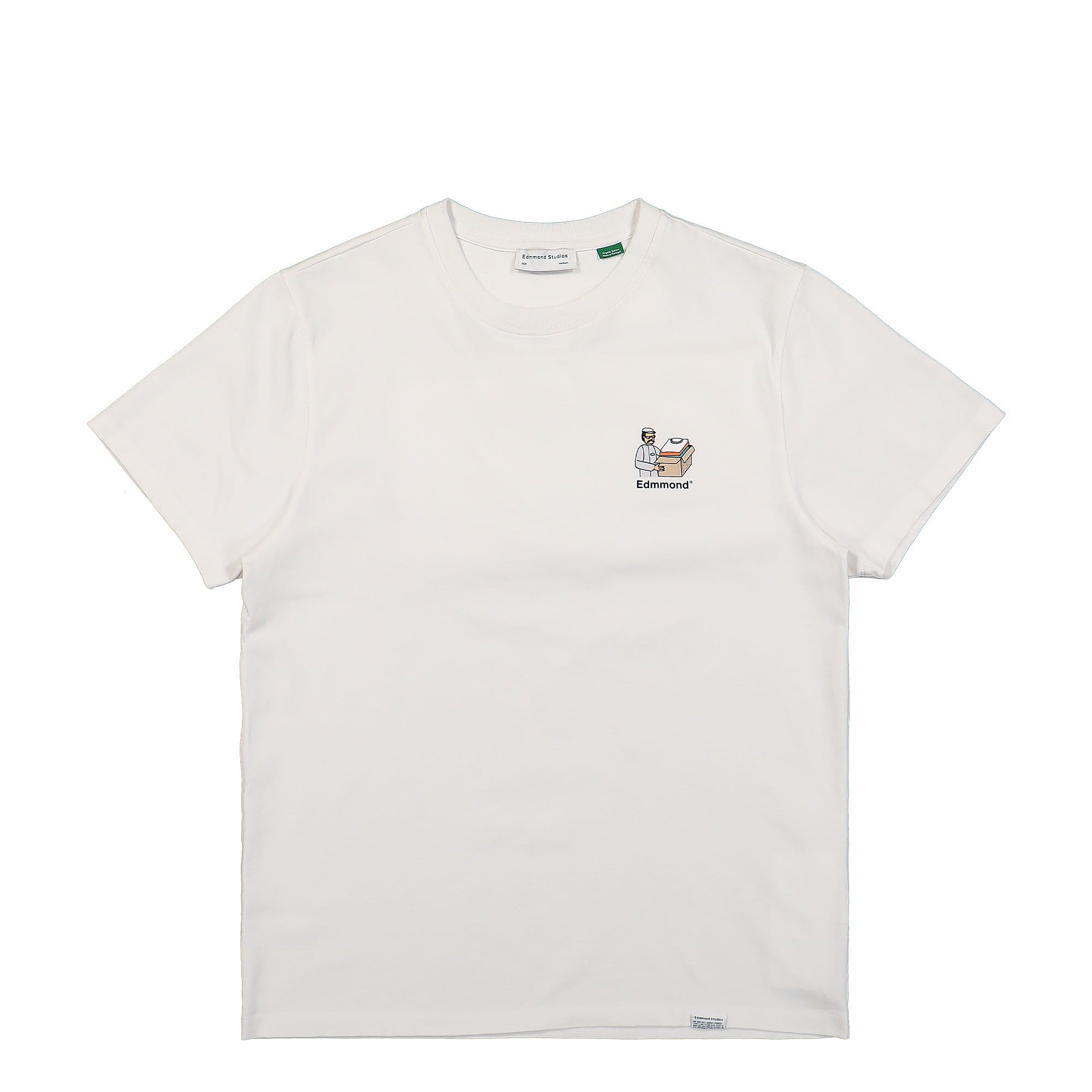 Edmmond Studios Delivery Service T-Shirt Plain White T-Shirts 322-30-09000 | Overkill