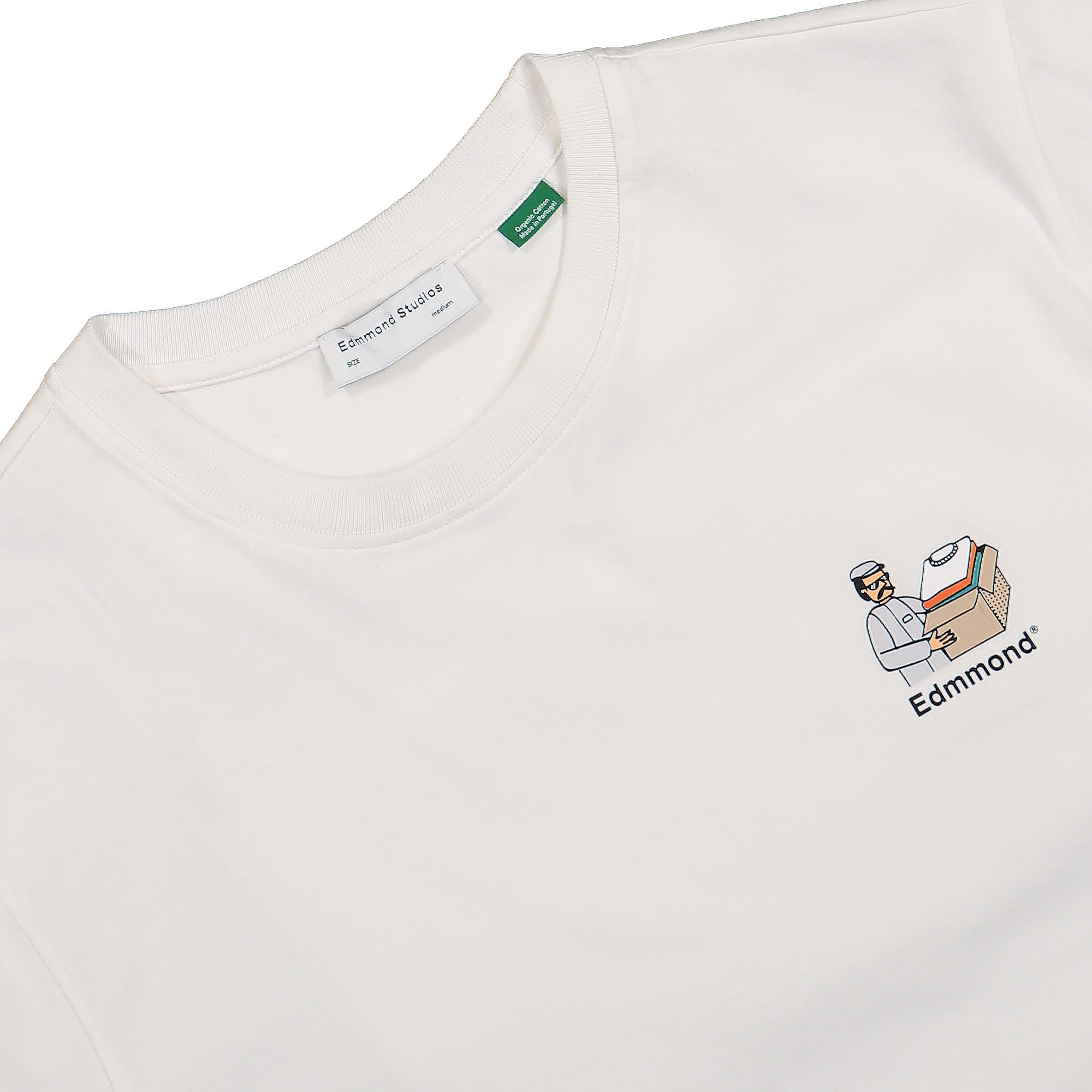 Edmmond Studios Delivery Service T-Shirt Plain White T-Shirts Material | Overkill