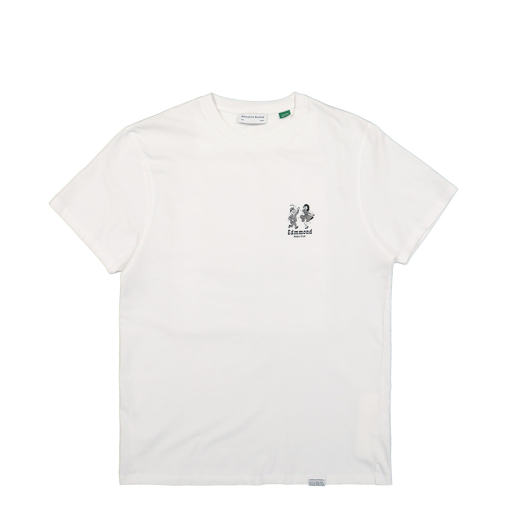 Edmmond Studios Dancing Starts T-Shirt Plain White T-Shirts 322-30-17000 | Overkill
