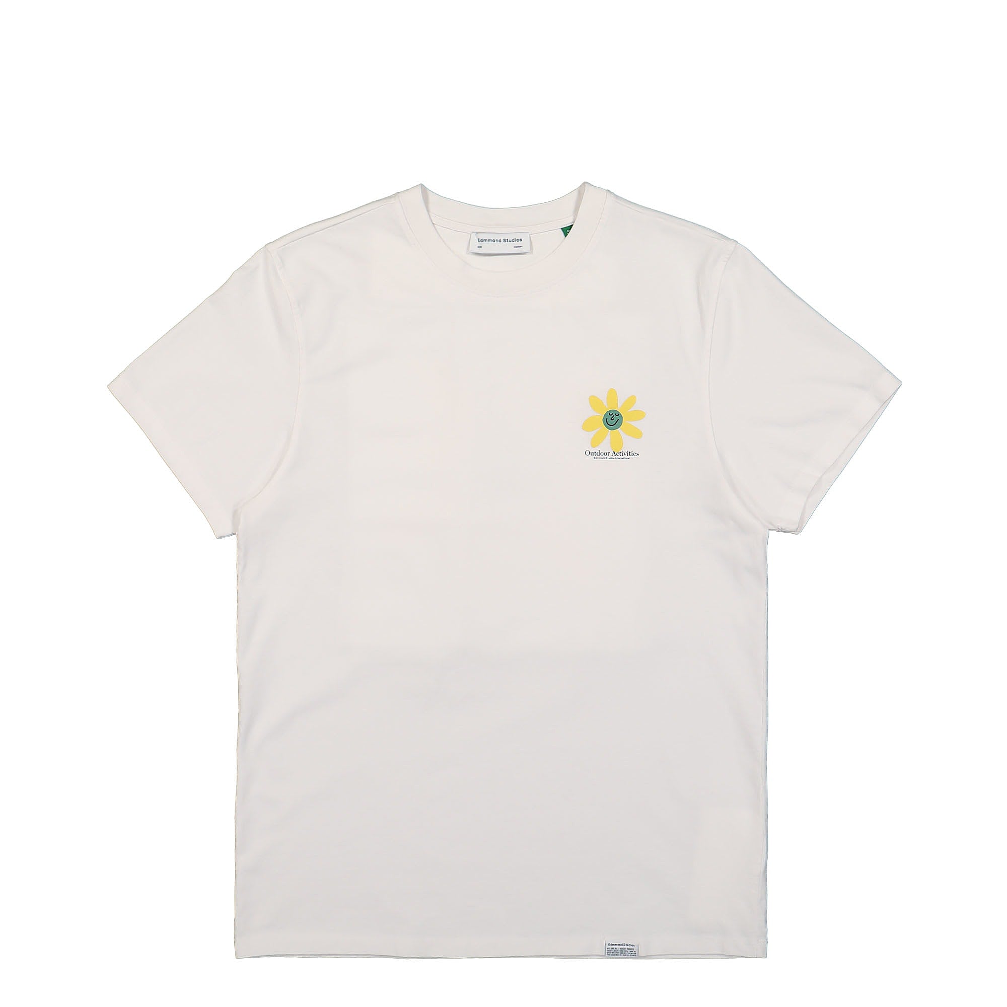 Edmmond Studios Rise T-Shirt Plain White T-Shirts 322-30-21000 | Overkill