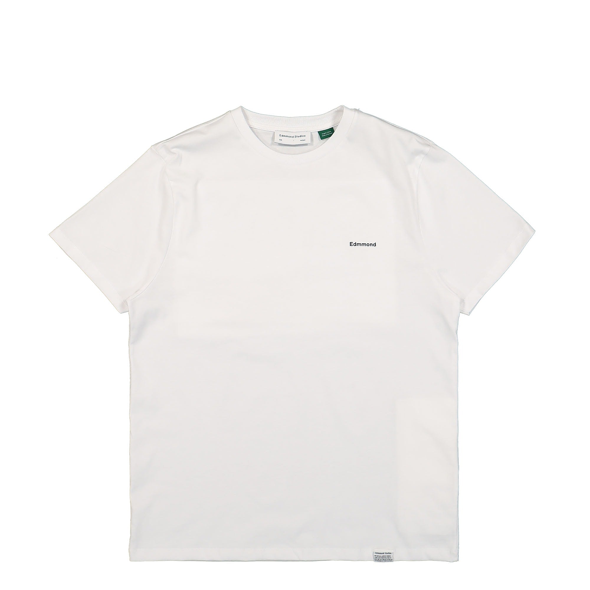 Edmmond Studios Growth T-Shirt Plain White T-Shirts 322-30-23000 | Overkill