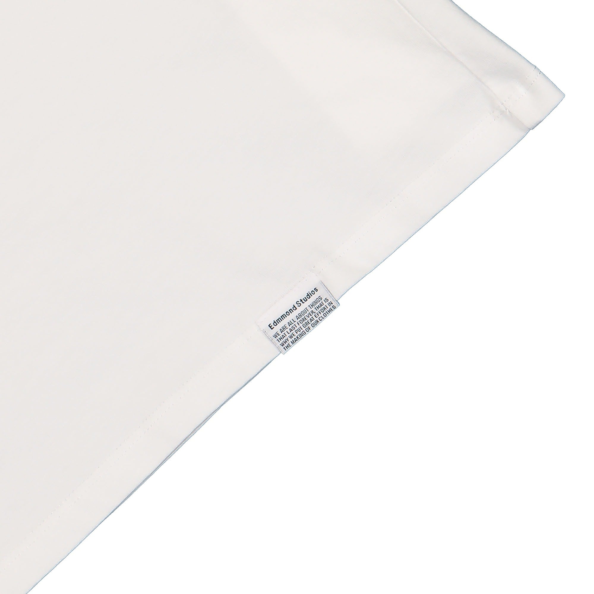 Edmmond Studios Brain First T-Shirt Plain White T-Shirts Detailfoto | Overkill