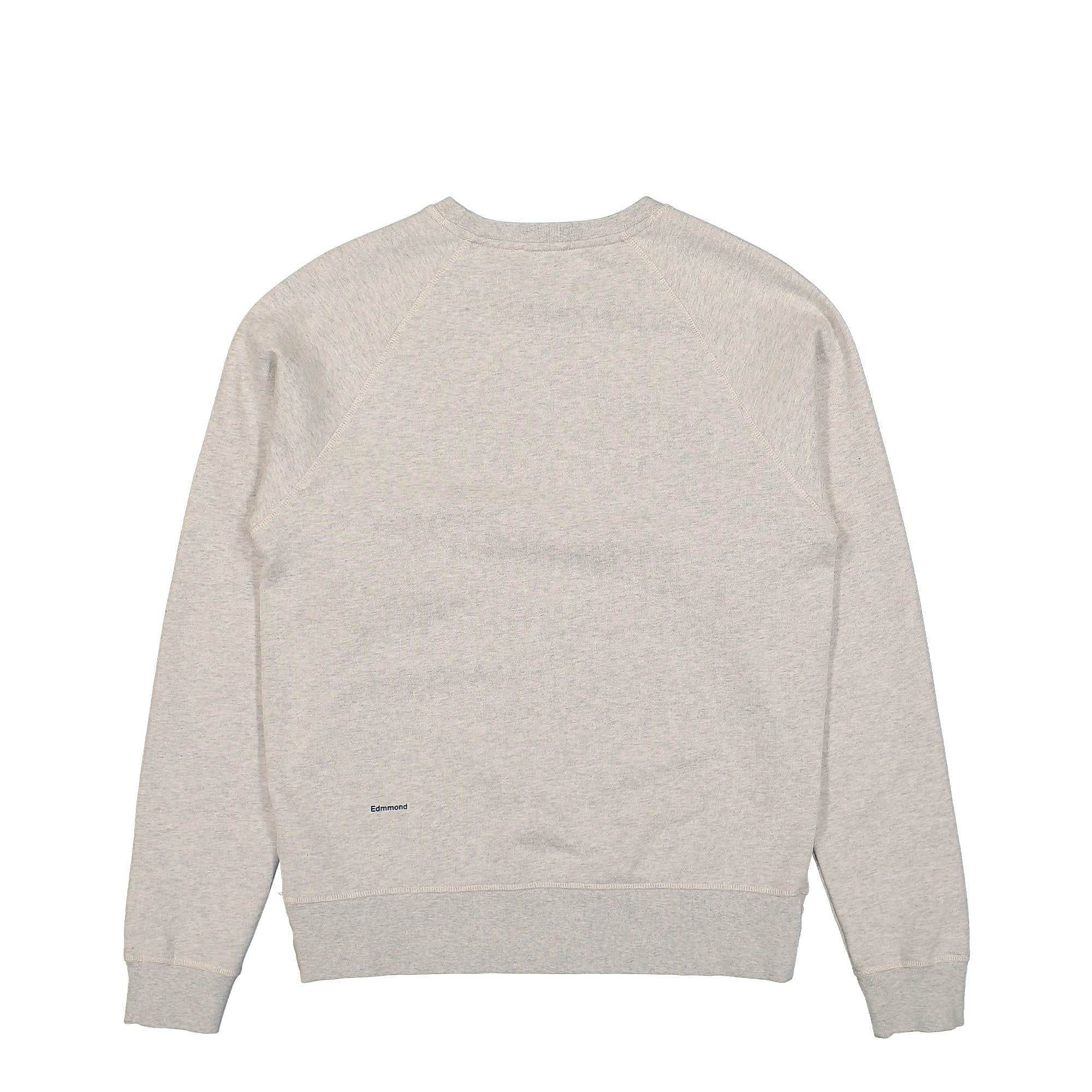 Edmmond Studios Standard Sweatshirt Plain Light Grey Melange Sweatshirts Material | Overkill