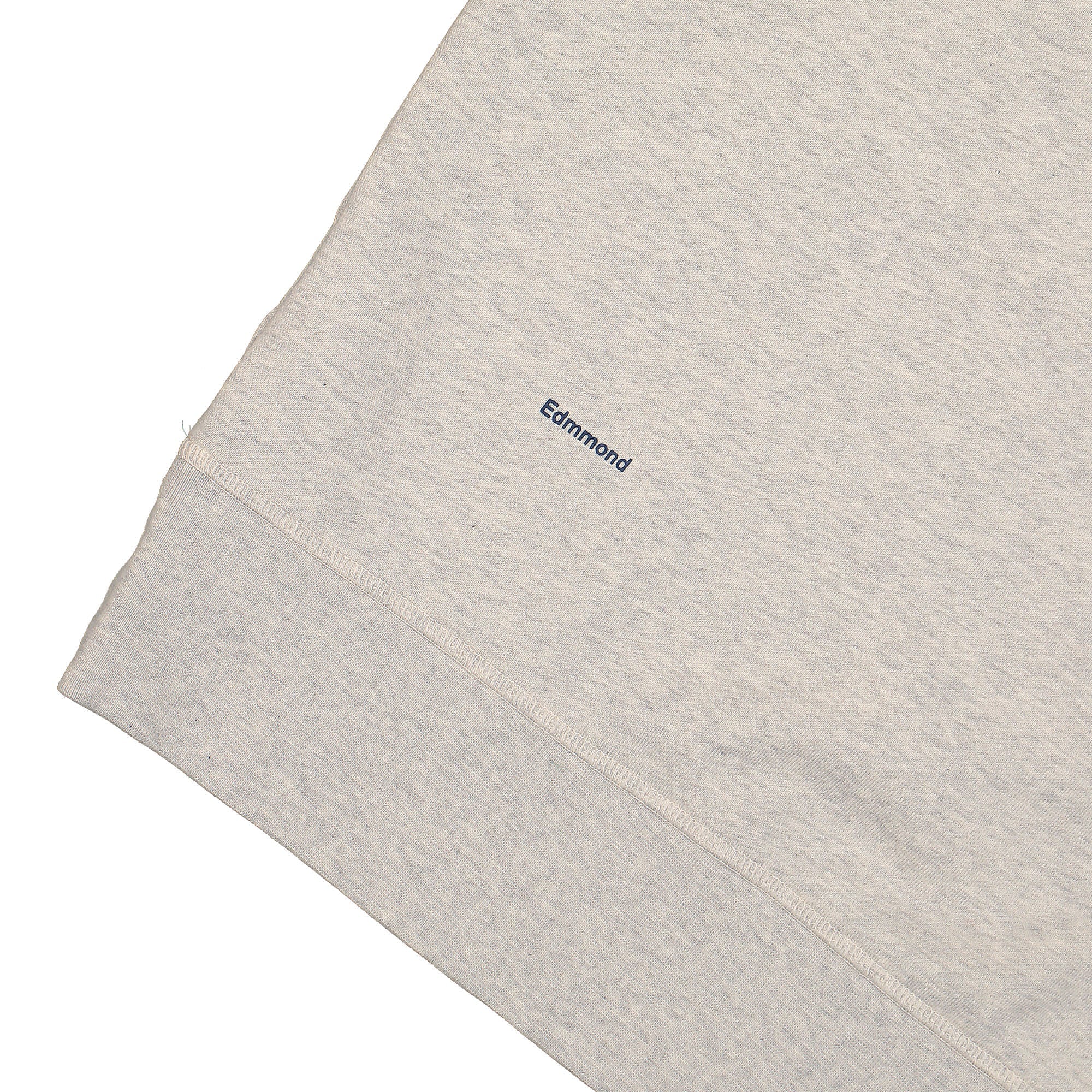 Edmmond Studios Standard Sweatshirt Plain Light Grey Melange Sweatshirts Detail view 1 | Overkill