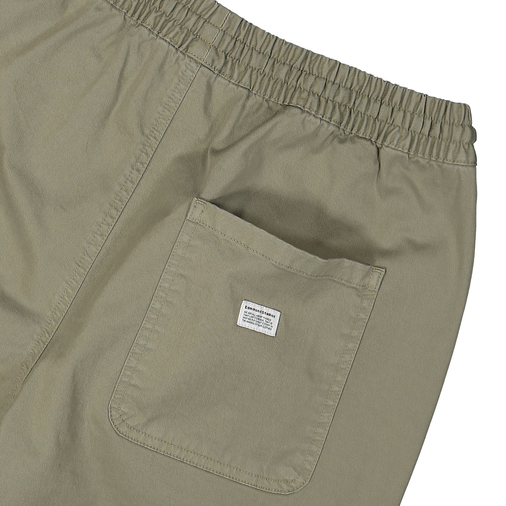 Edmmond Studios Marvin Pants Plain Olive Casual Pants Detail view 1 | Overkill