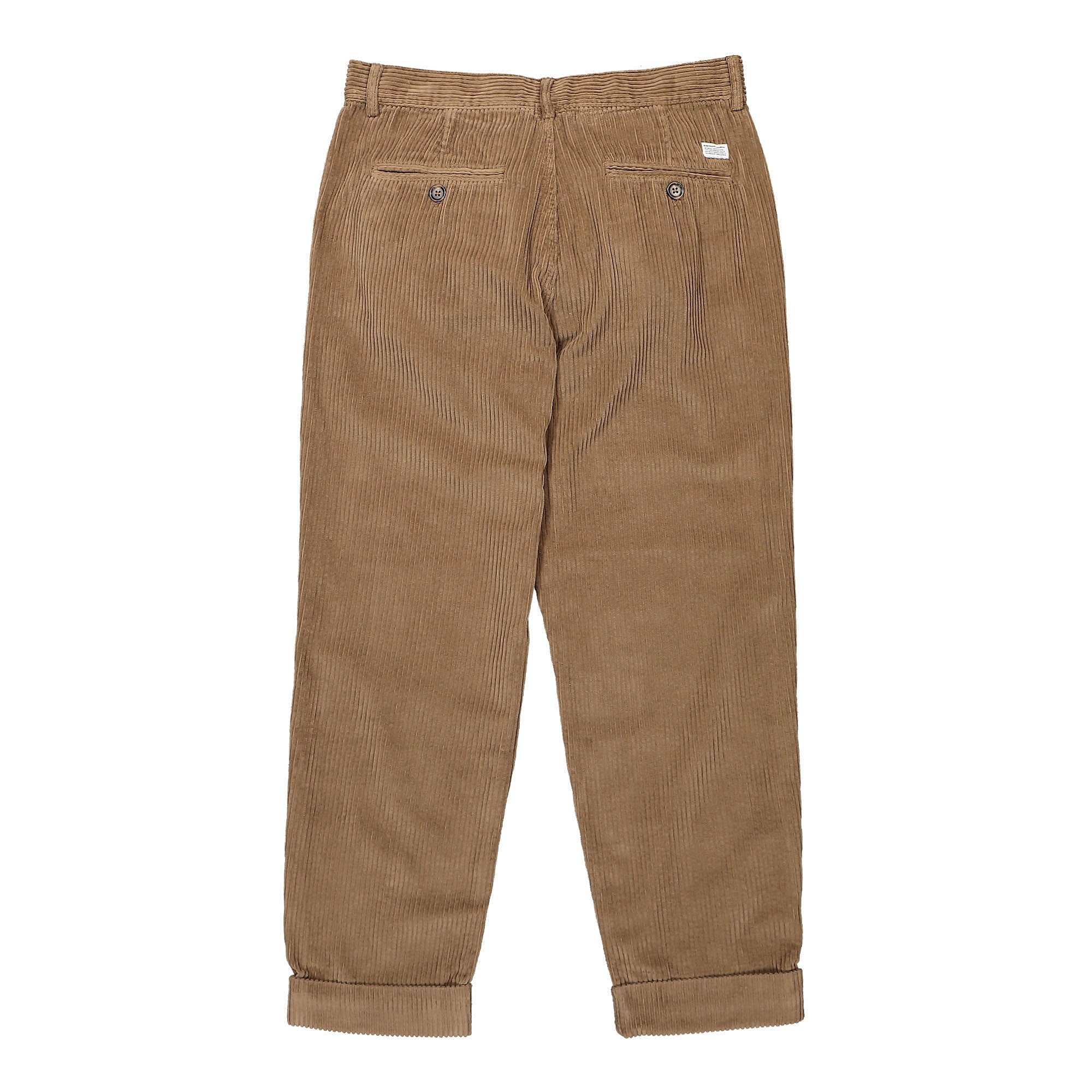 Edmmond Studios Jorge Pants Plain Brown Casual Pants Material | Overkill
