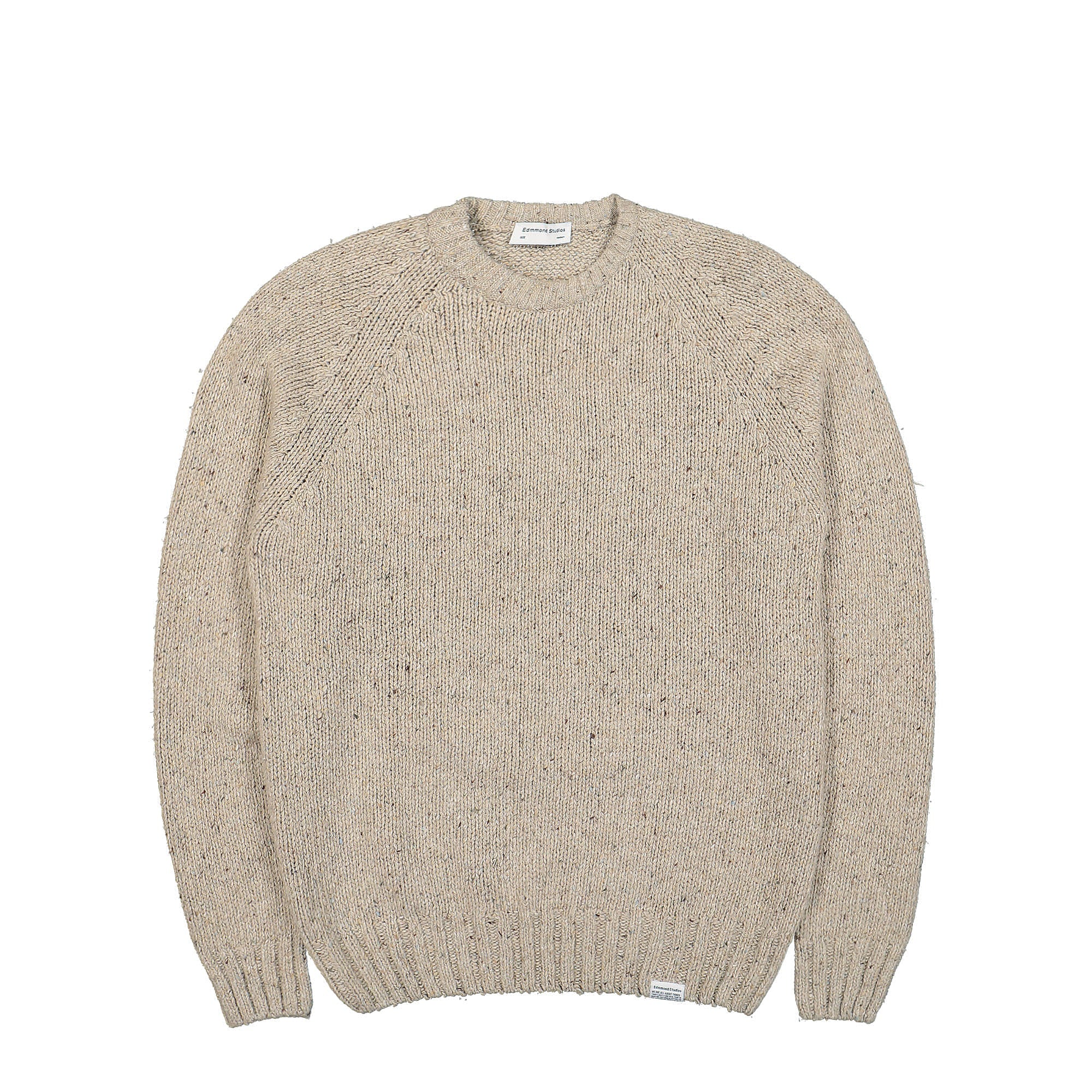 Edmmond Studios Paris Sweater Plain Beige Sweatshirts 322-60-10050 | Overkill