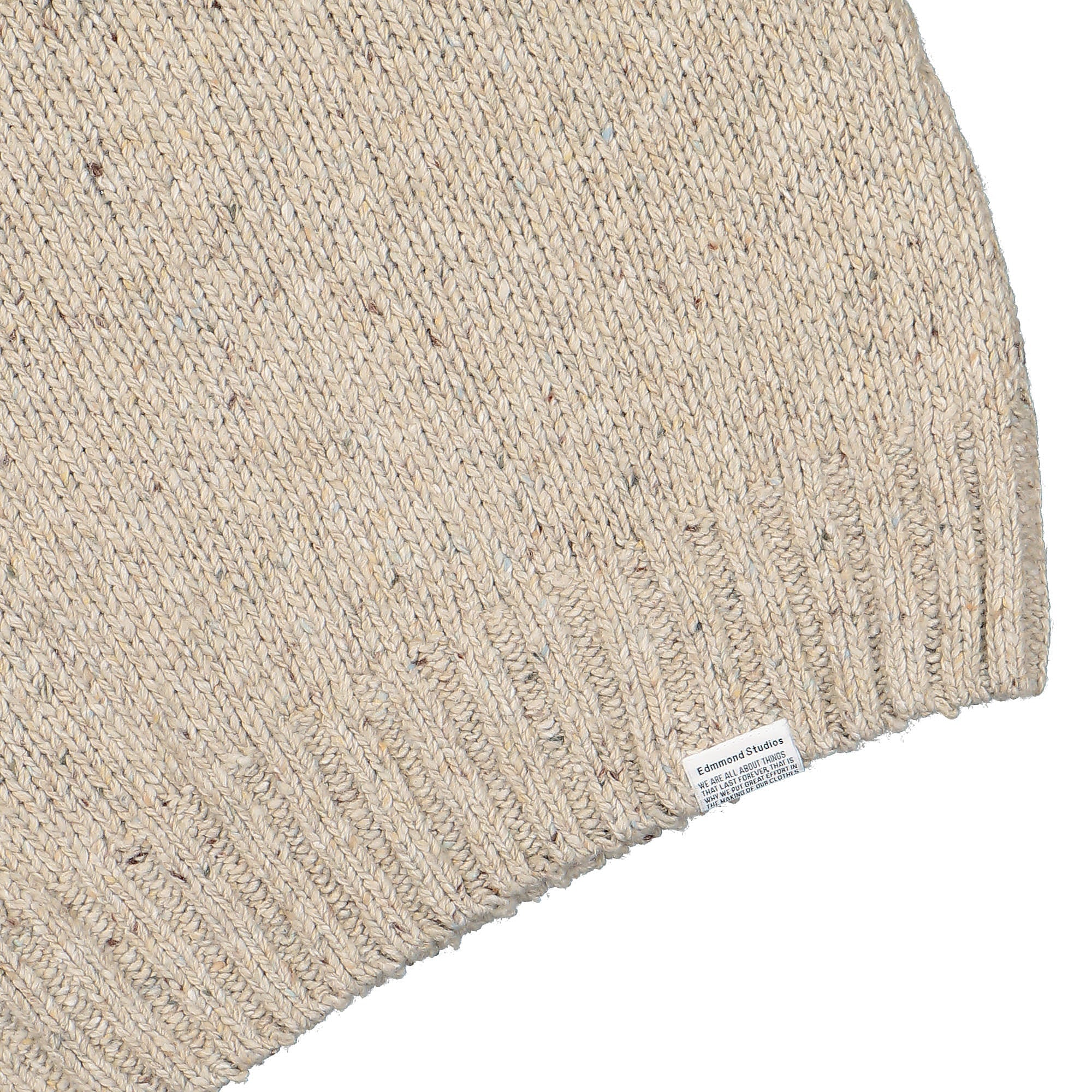 Edmmond Studios Paris Sweater Plain Beige Sweatshirts Detailfoto | Overkill