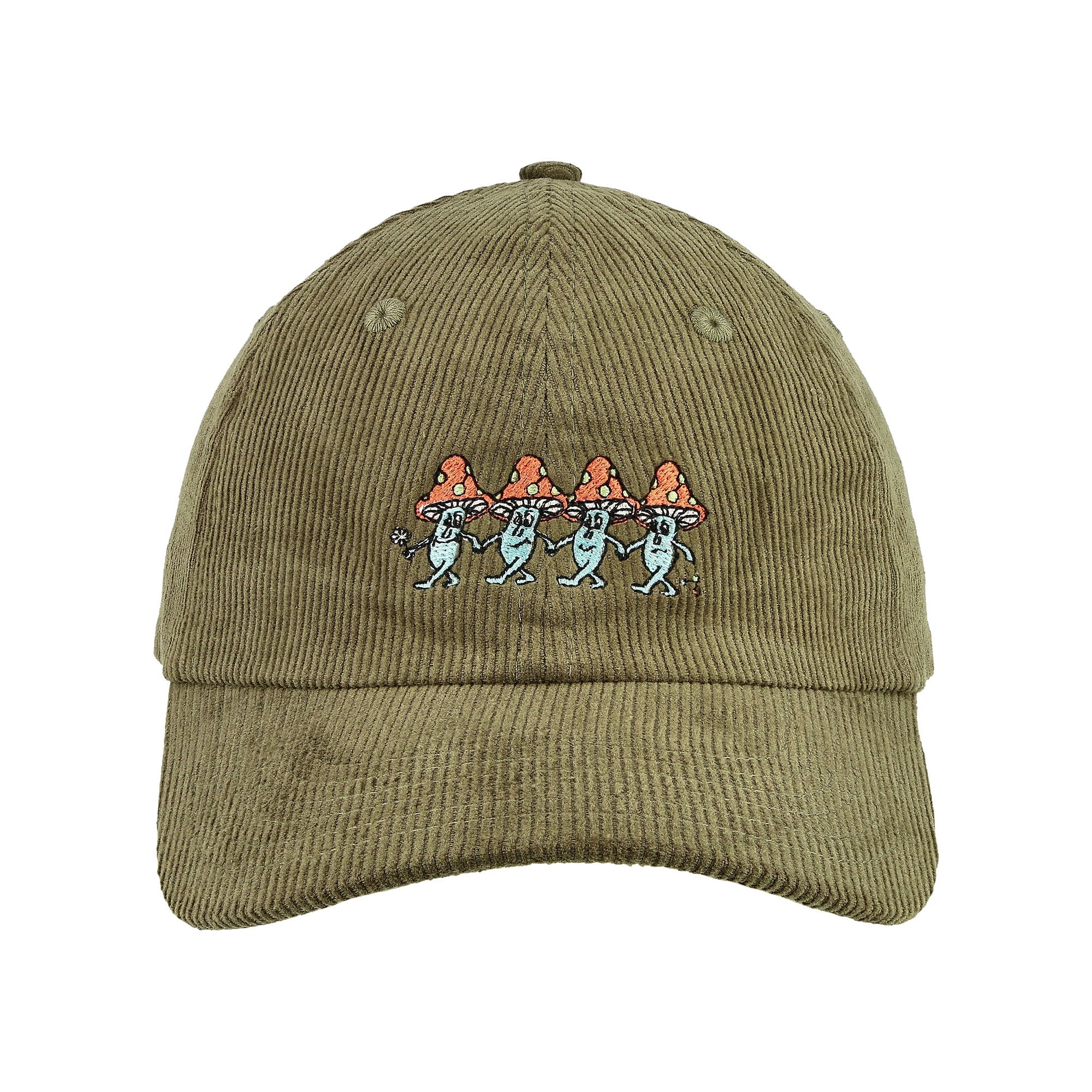 Edmmond Studios Psychedelic Magic Cap Plain Khaki Caps Detailfoto | Overkill