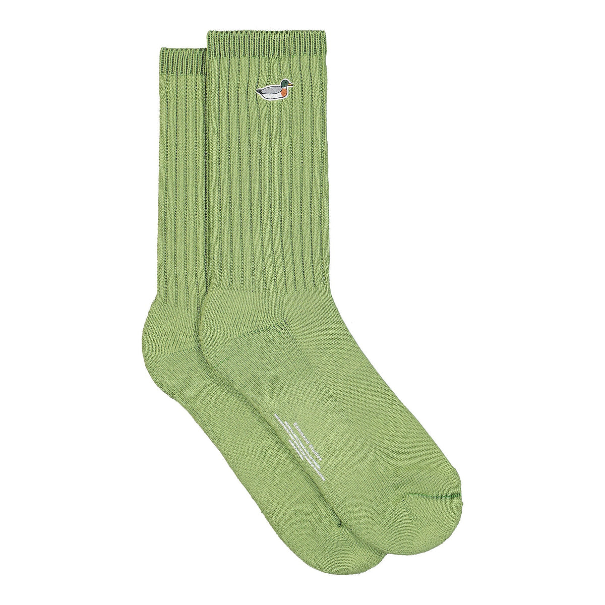 Edmmond Studios Duck Socks Plain Green Socks Material | Overkill