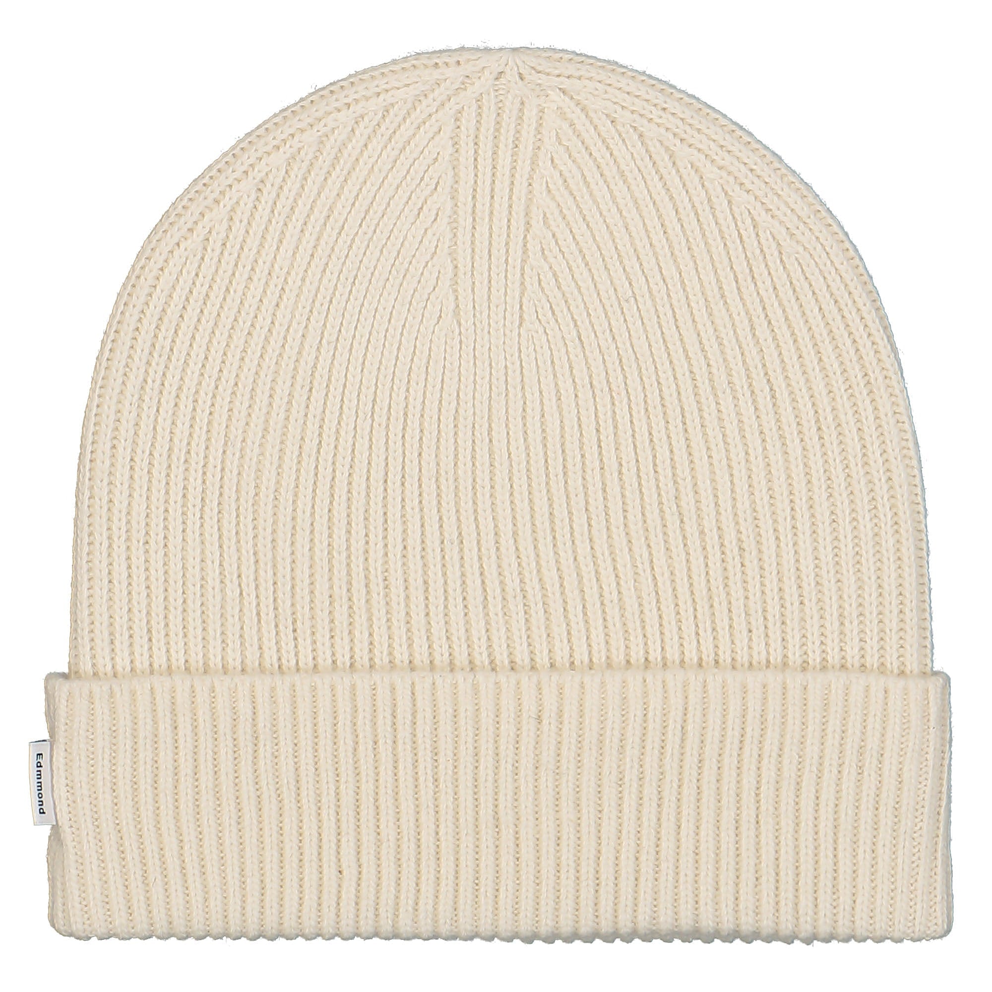 Edmmond Studios Knit Beanie Plain Beige Beanies Material | Overkill
