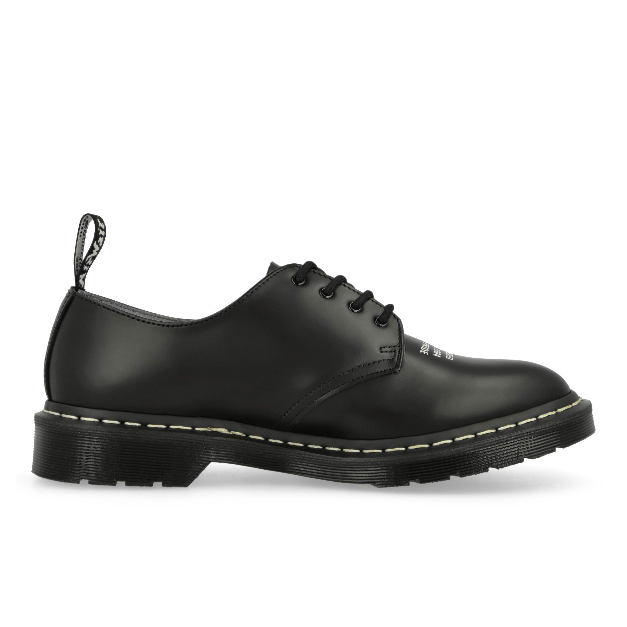 Dr. Martens Smiths Smooth Black Low Top Sneakers Silhouette | Overkill