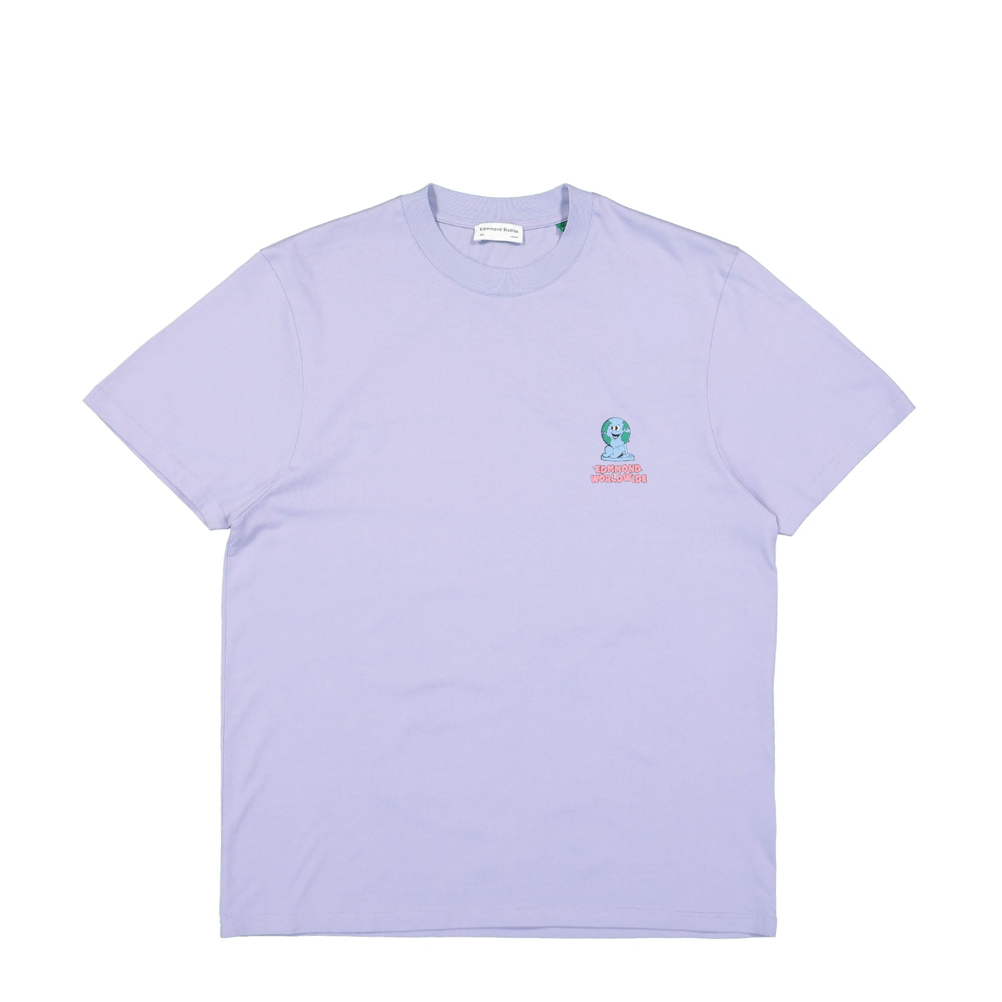 Edmmond Studios Afterwork Society T-Shirt Plain Light Purple T-Shirts 323-30-04400 | Overkill