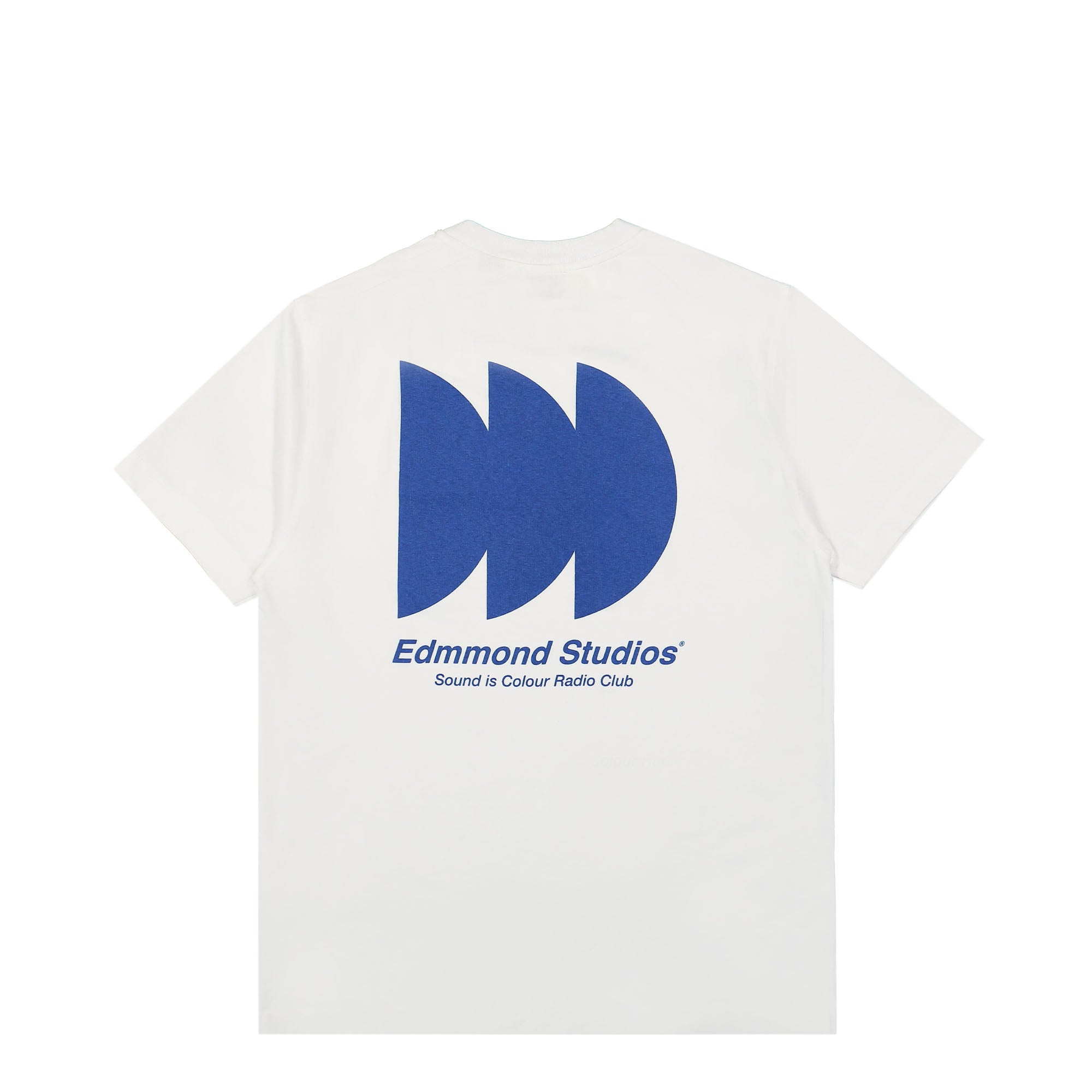 Edmmond Studios Radio Club T-Shirt Plain White T-Shirts Close-up | Overkill