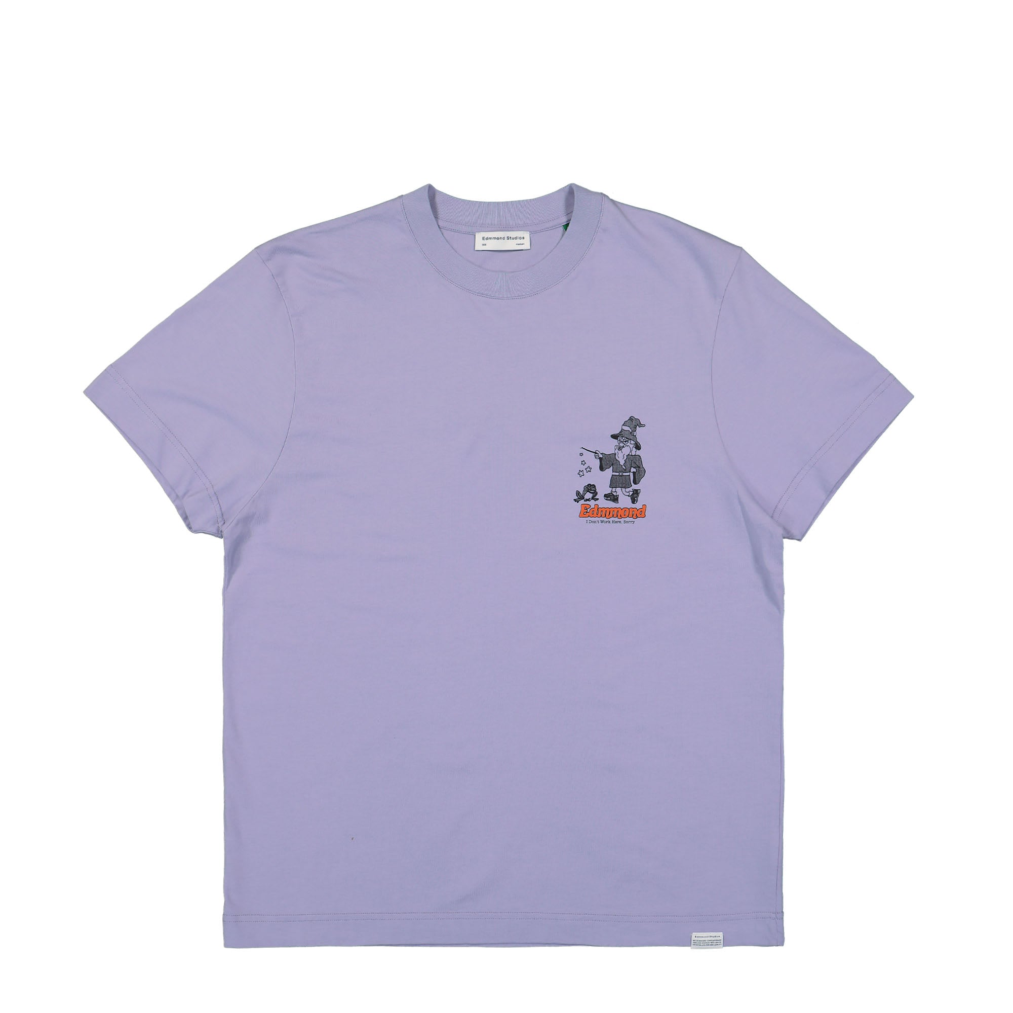 Edmmond Studios Hocus T-Shirt Plain Light Purple T-Shirts 323-30-32400 | Overkill
