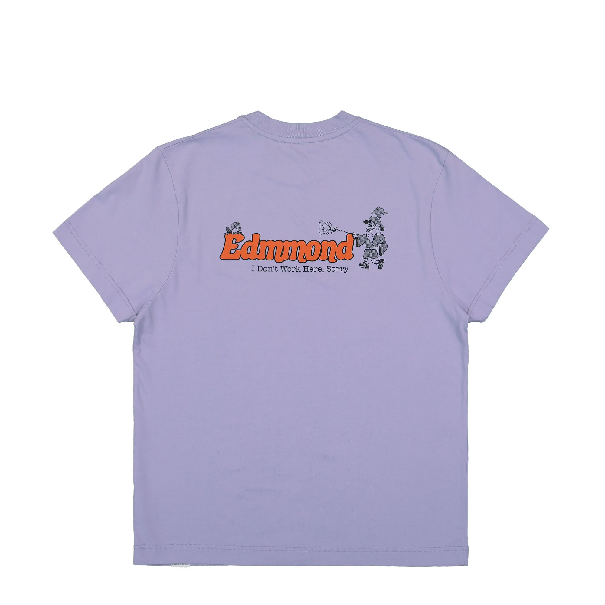 Edmmond Studios Hocus T-Shirt Plain Light Purple T-Shirts Close-up | Overkill