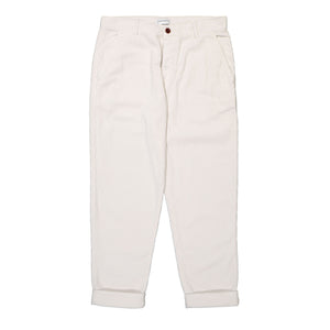 Edmmond Studios Jorge Pants Plain Off White Casual Pants 323-50-01010 | Overkill