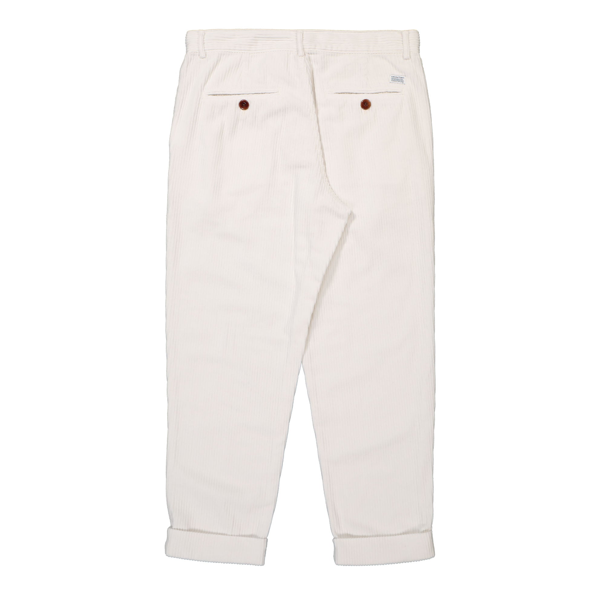 Edmmond Studios Jorge Pants Plain Off White Casual Pants Material | Overkill