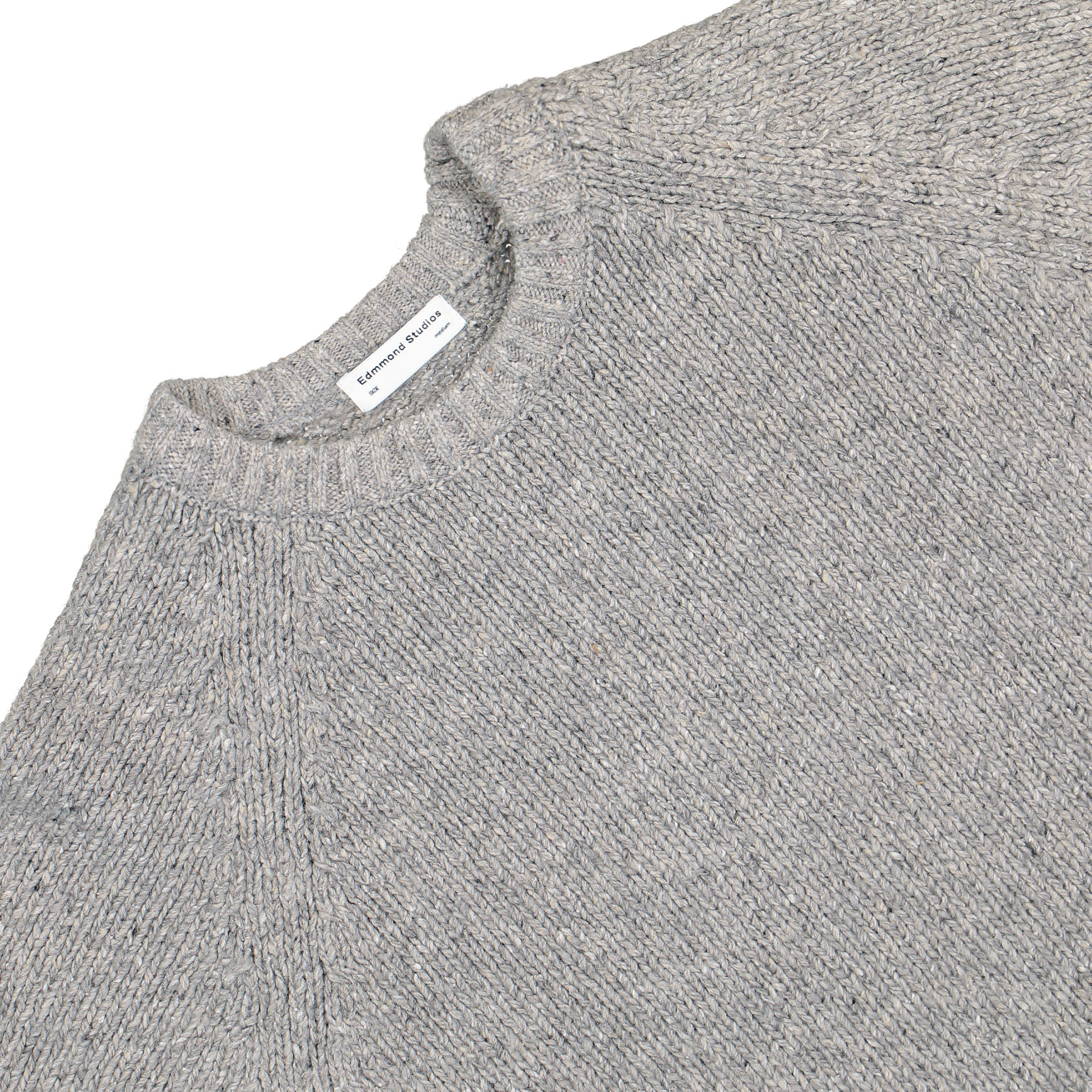 Edmmond Studios Paris Sweater Palin Grey Sweatshirts Close-up | Overkill