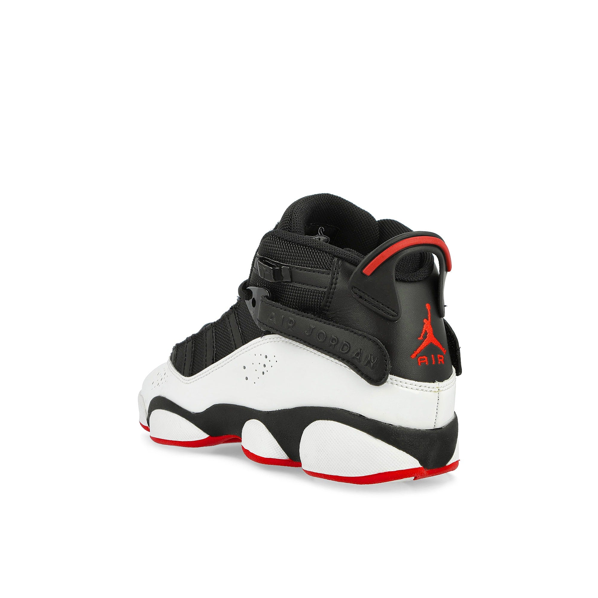 Jordan Jordan 6 Rings GS Black / University Red - White High Top Sneakers Material | Overkill