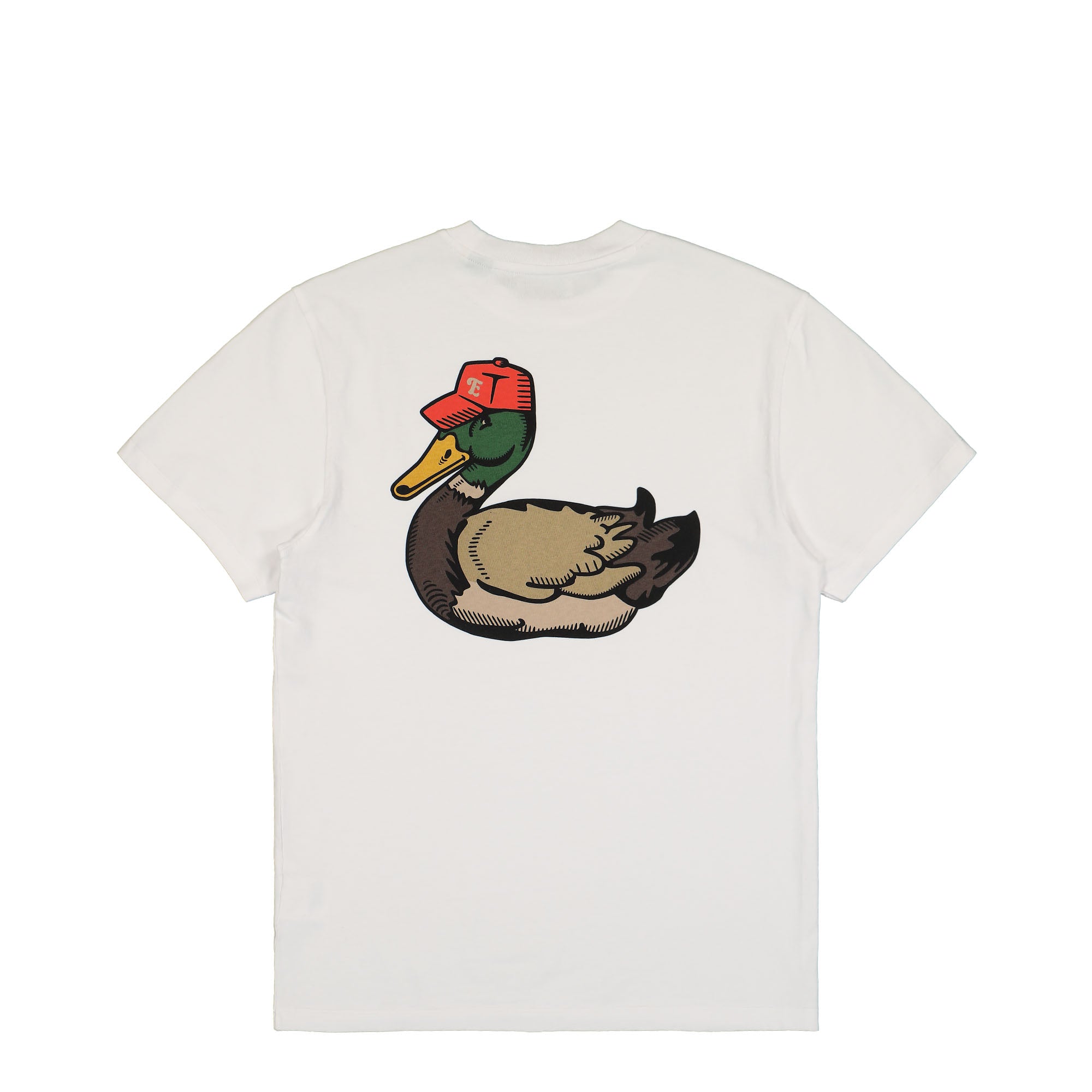 Edmmond Studios Duck Pond T-Shirt Plain White T-Shirts Close-up | Overkill