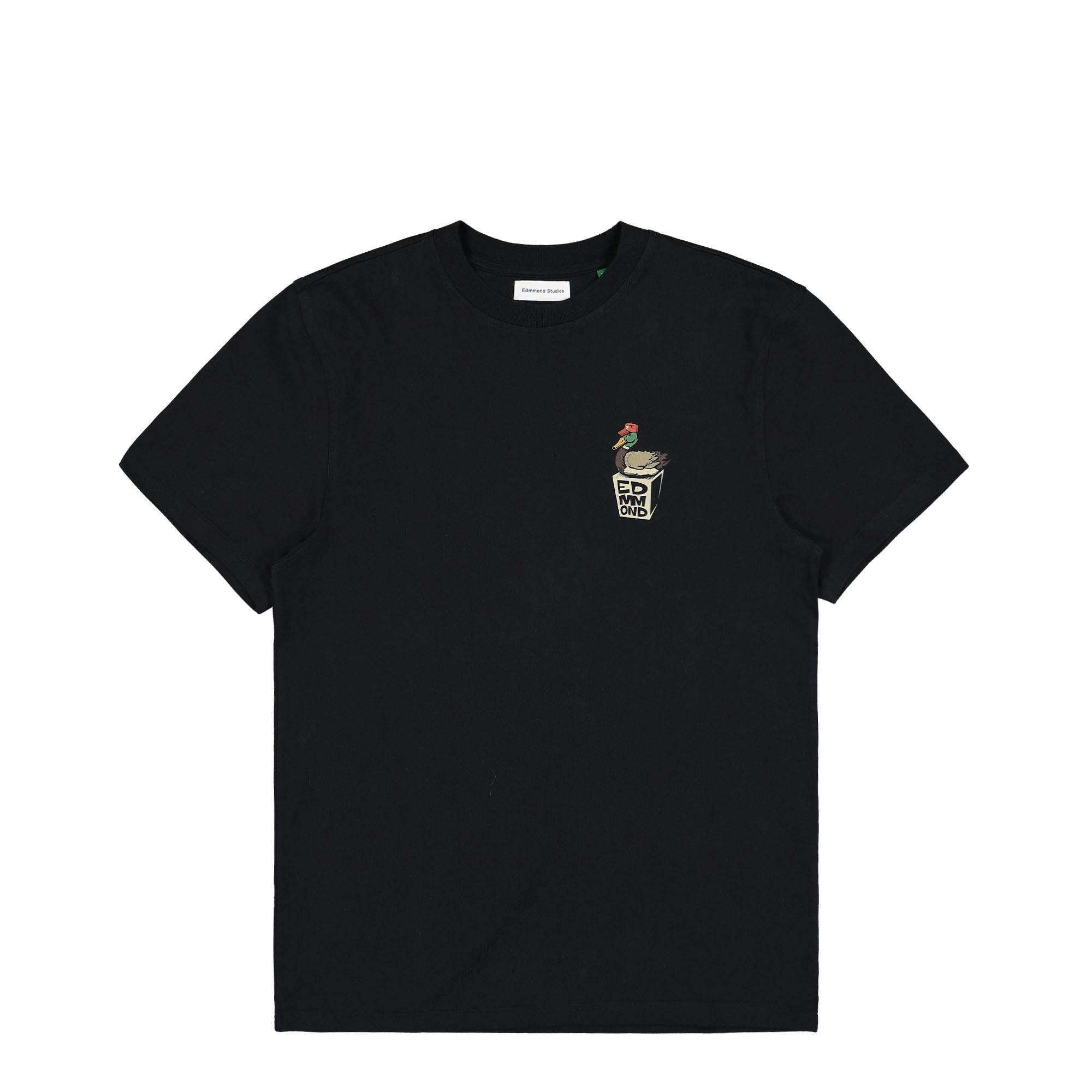 Edmmond Studios Duck Pond T-Shirt Plain Black T-Shirts 324-30-39990 | Overkill