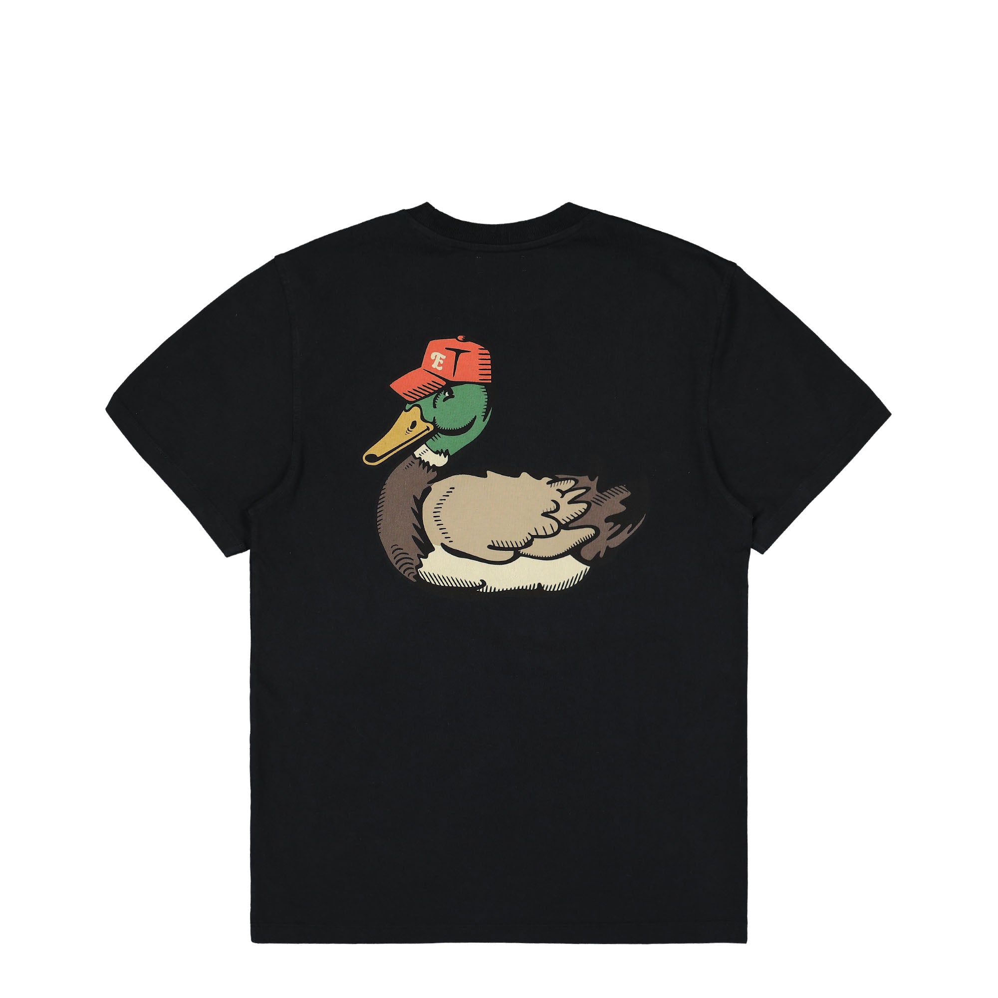 Edmmond Studios Duck Pond T-Shirt Plain Black T-Shirts Close-up | Overkill