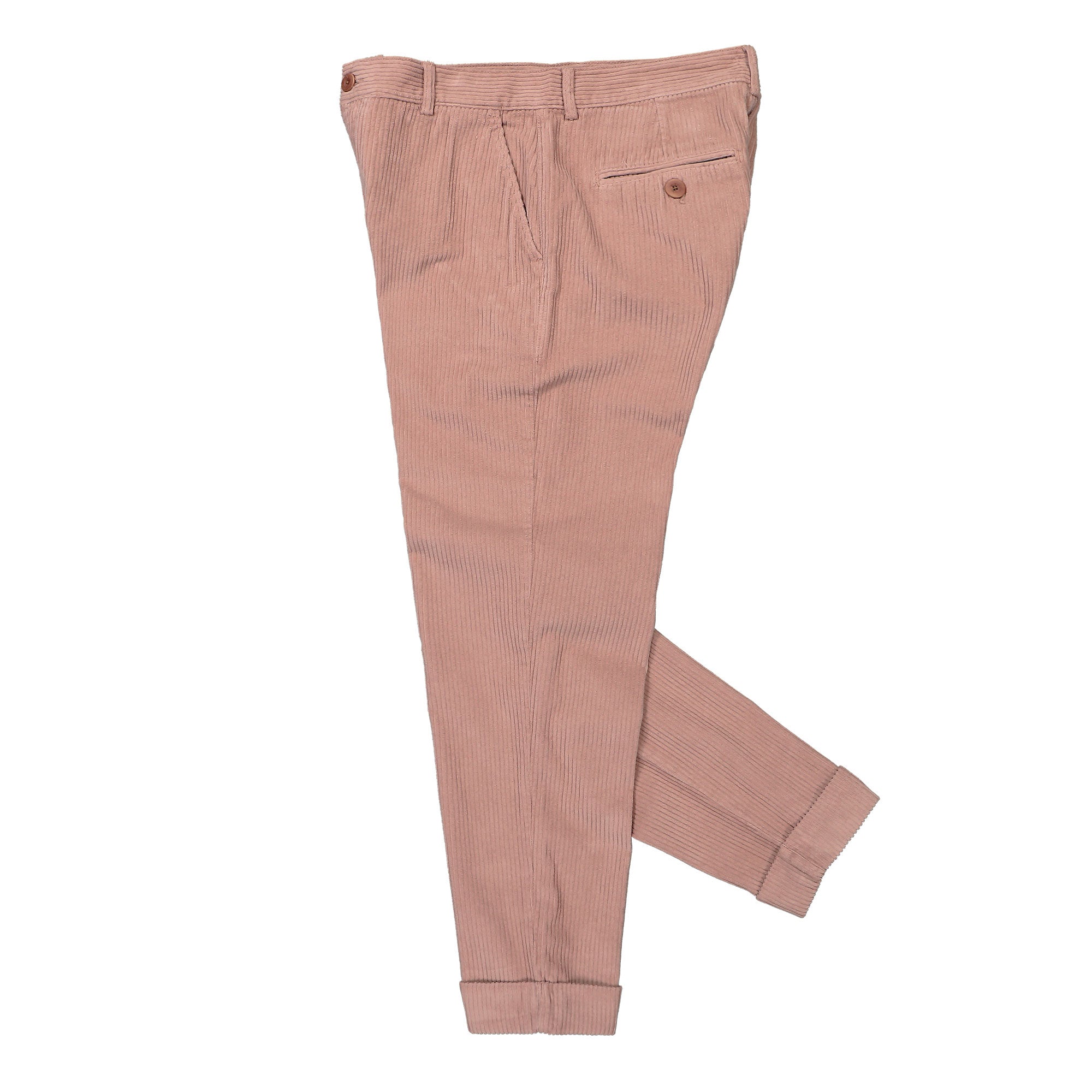 Edmmond Studios Jorge Pants Plain Pink Casual Pants Close-up | Overkill