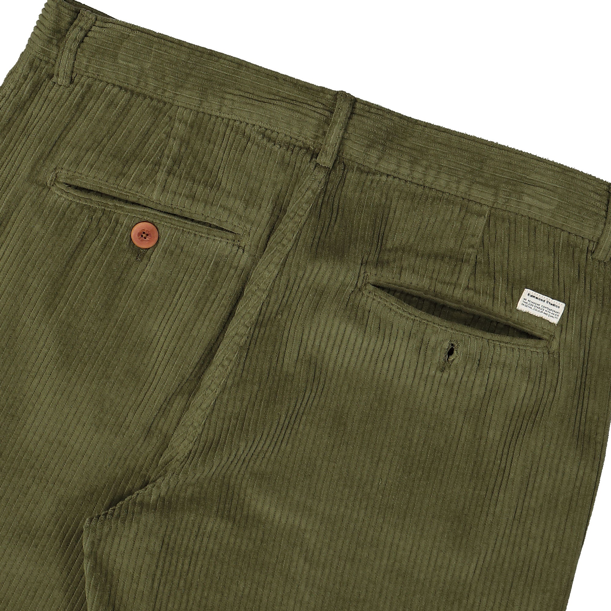 Edmmond Studios Jorge Pants Plain Khaki Casual Pants Detail view 1 | Overkill