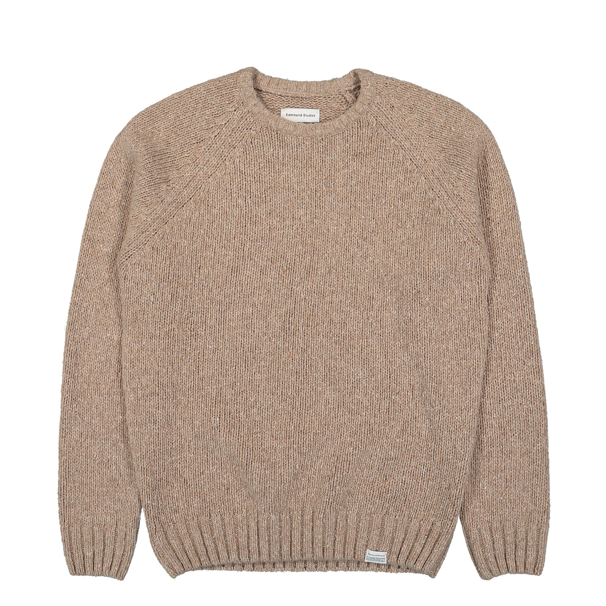 Edmmond Studios Paris Sweater Plain Tan Sweatshirts 324-60-03060 | Overkill