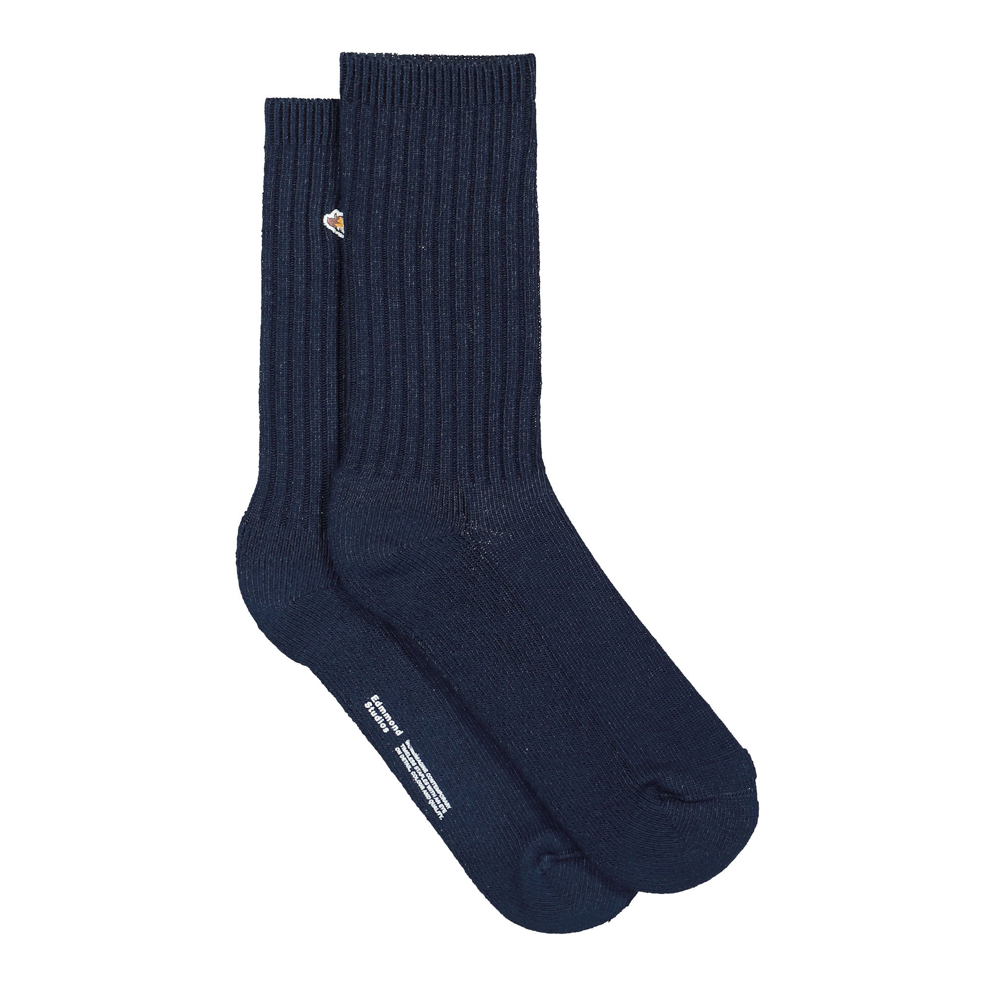 Edmmond Studios Duck Socks Plain Navy Socks Material | Overkill