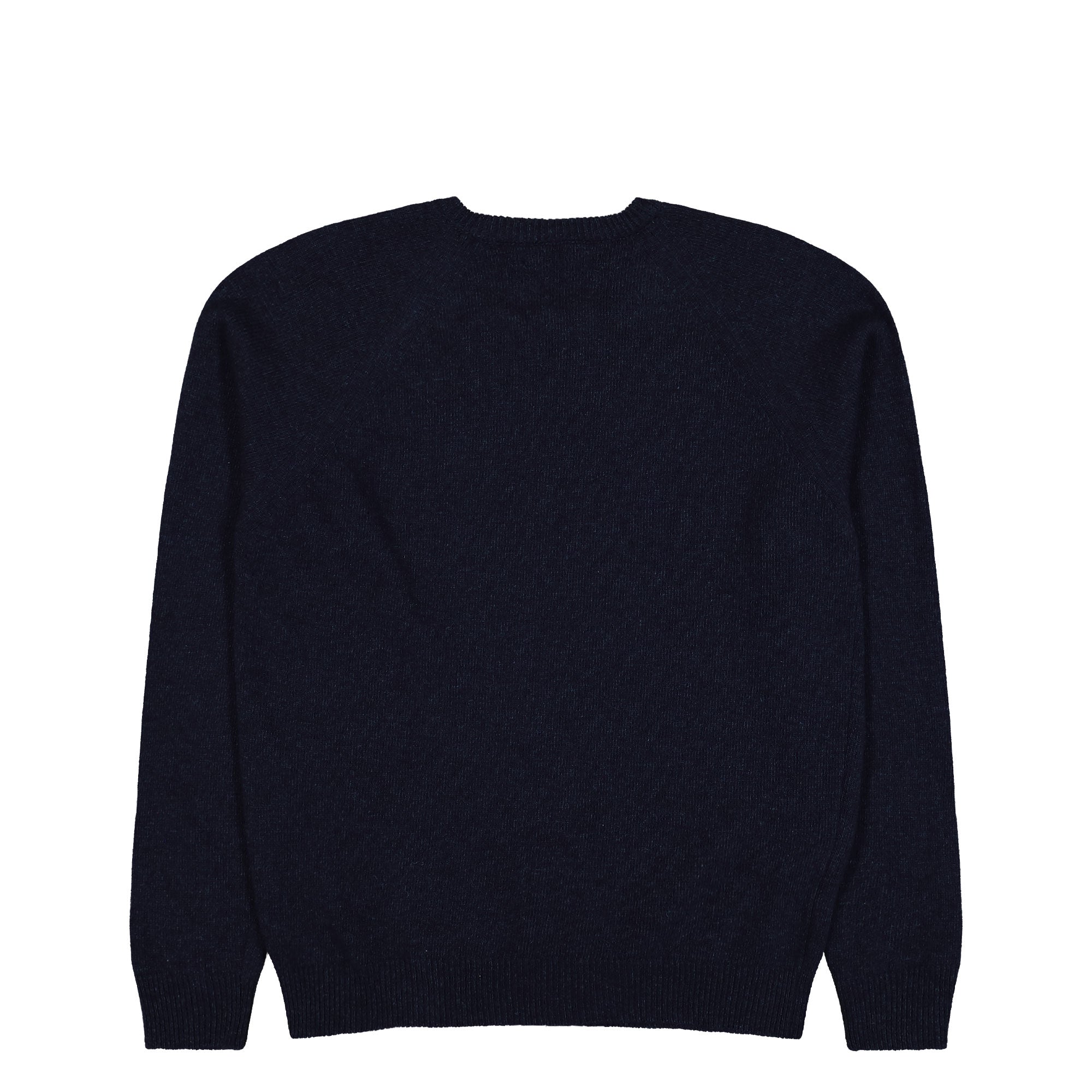 Edmmond Studios Duck Patch Sweater Plain Navy Sweatshirts 325-60-01590 Close-up | Overkill