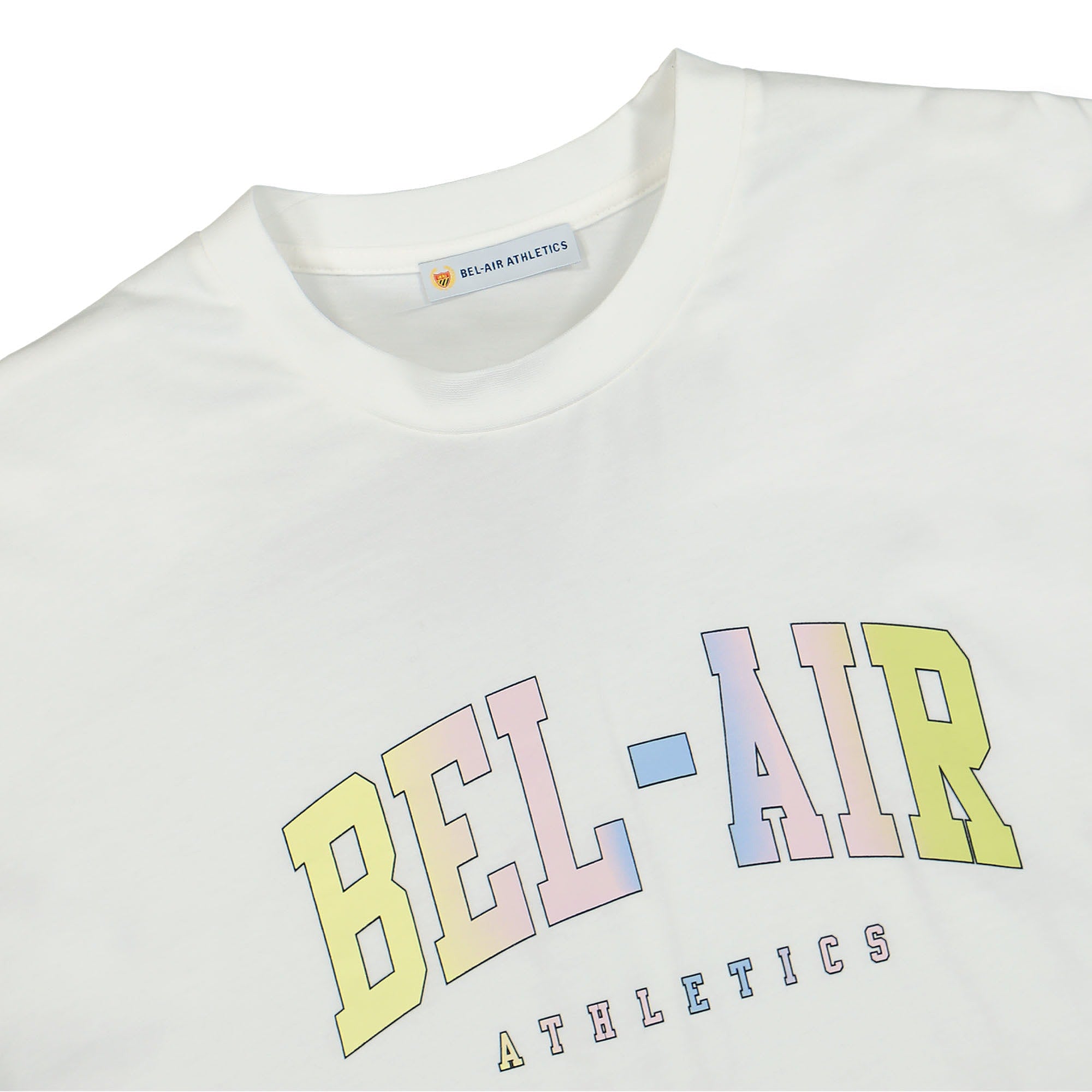 Bel-Air Athletics College Longsleeve White Longsleeves Close-up | Overkill