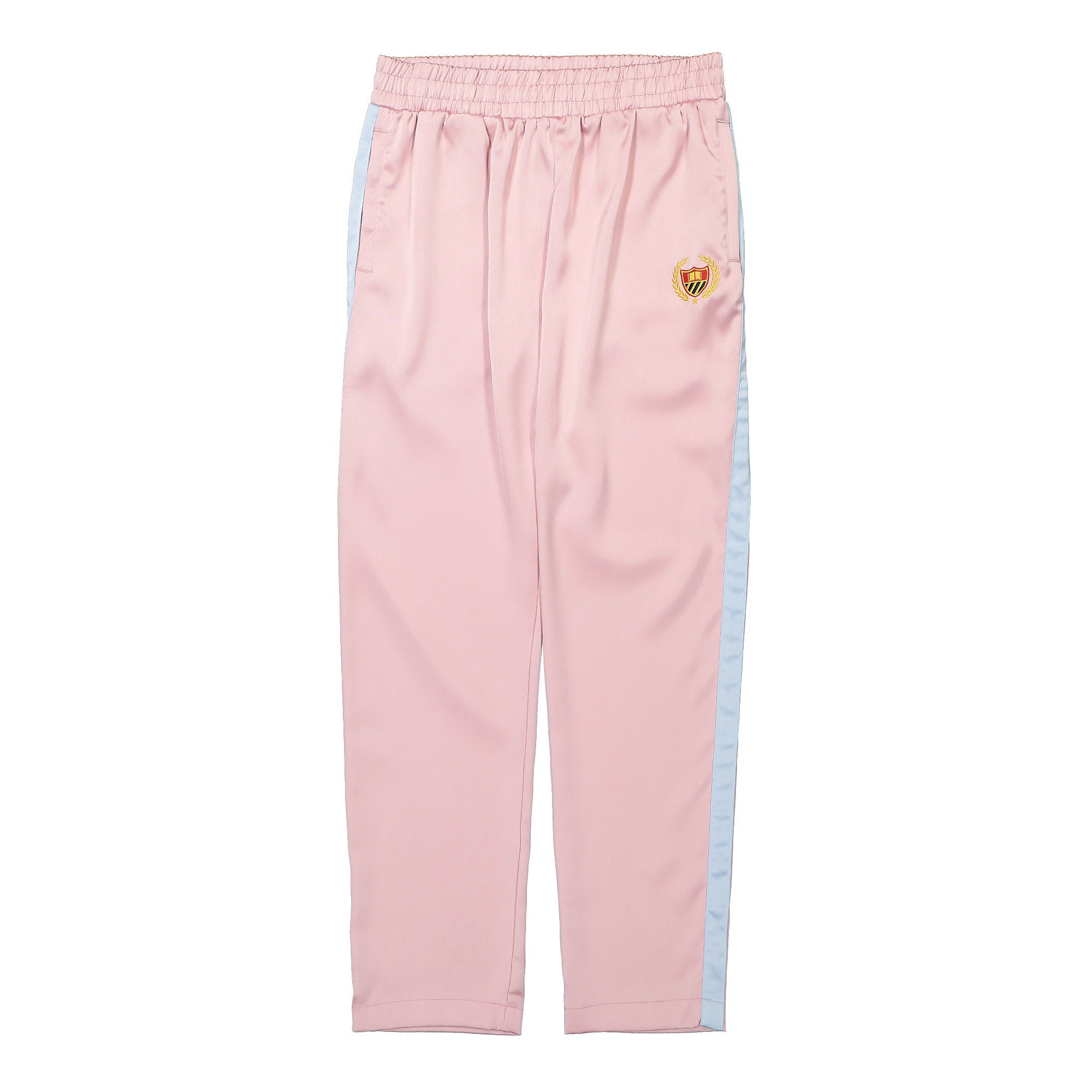Bel-Air Athletics Academy Embroidered Crest Tracksuit Pink Sweat & Track Pants 32BELP200 | Overkill