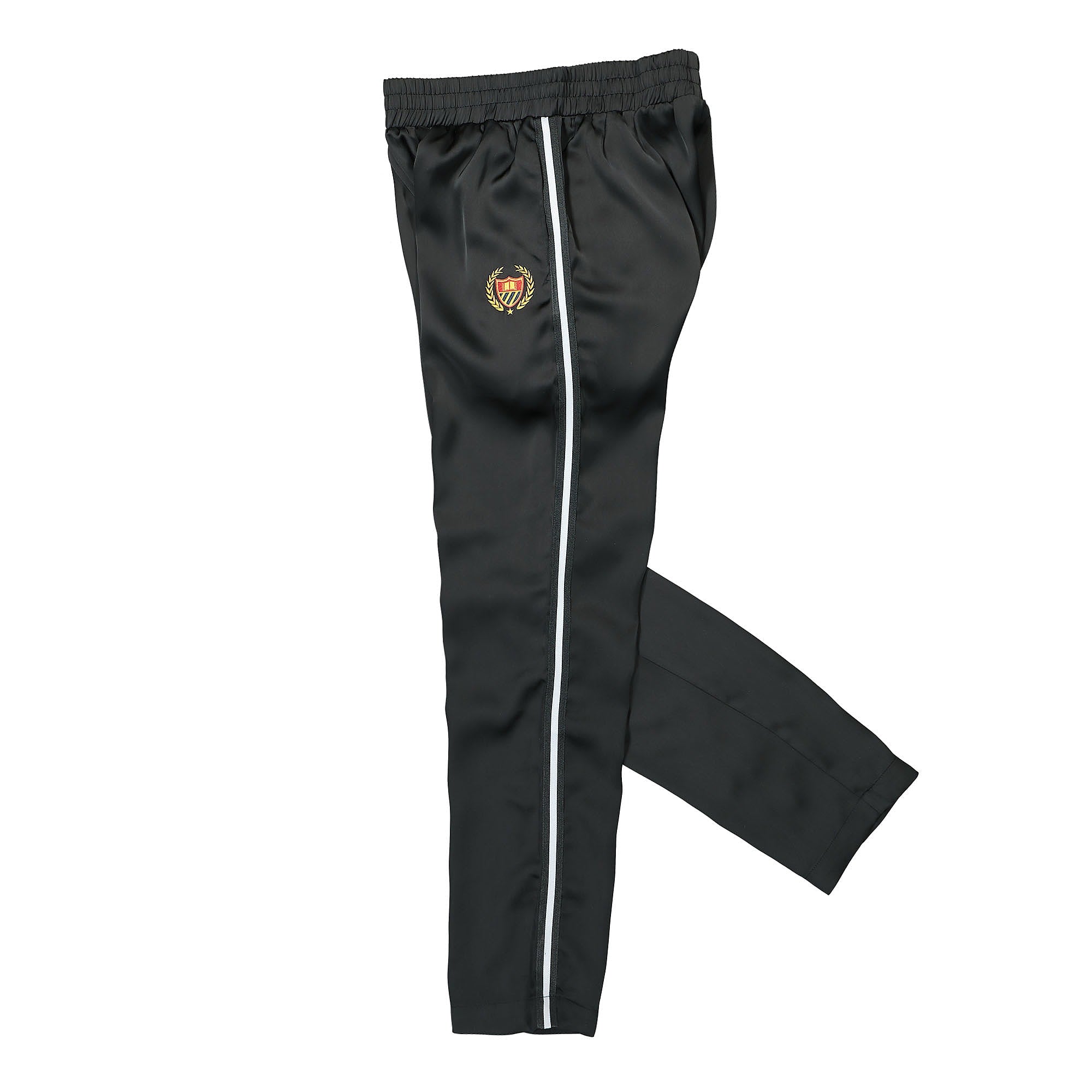 Bel-Air Athletics Embroidered Logo Crest Academy Tracksuit Pant Black Sweat & Track Pants Close-up | Overkill