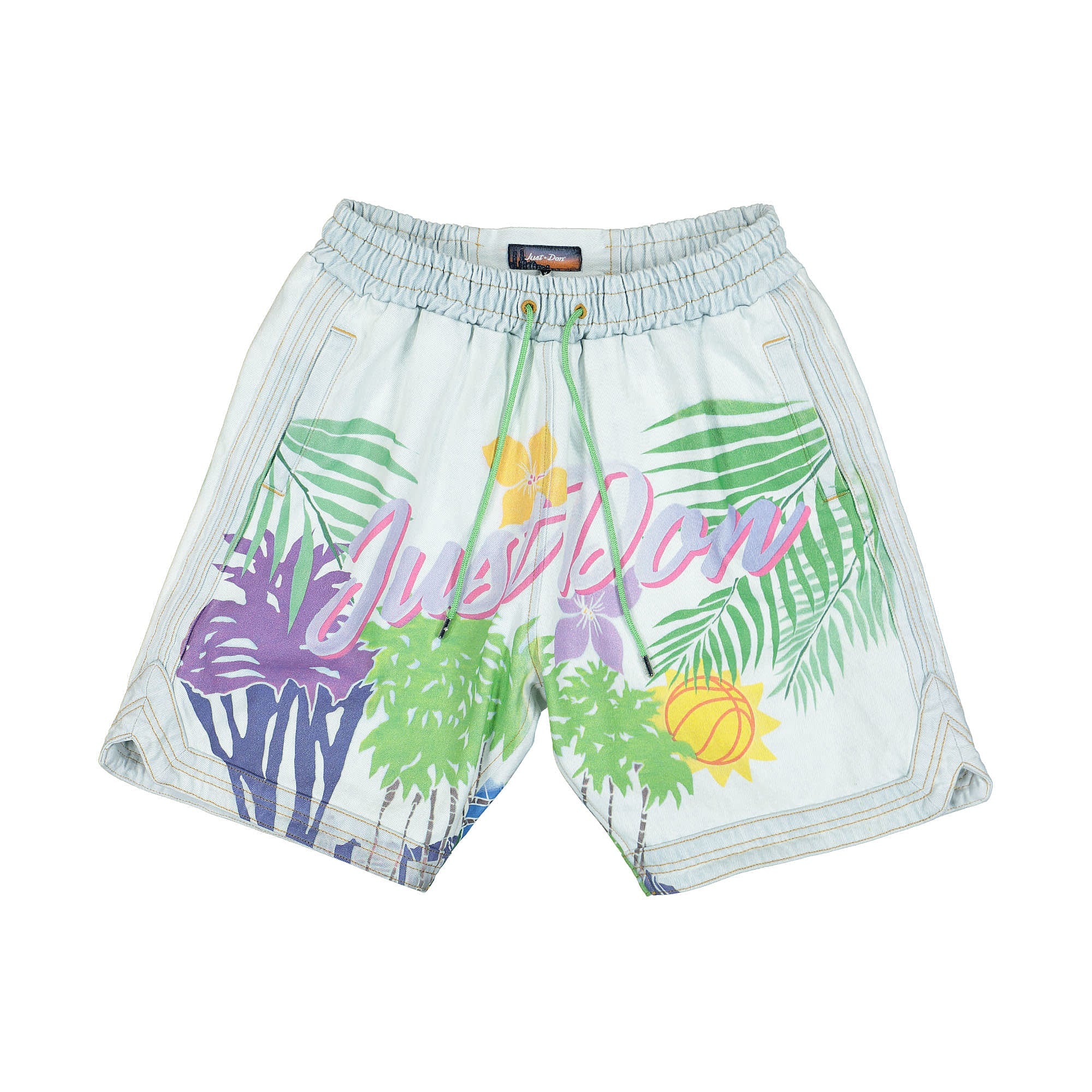Just Don The Islanders Hawaii Short Light Blue Shorts 32JUSB02 226345 80 | Overkill