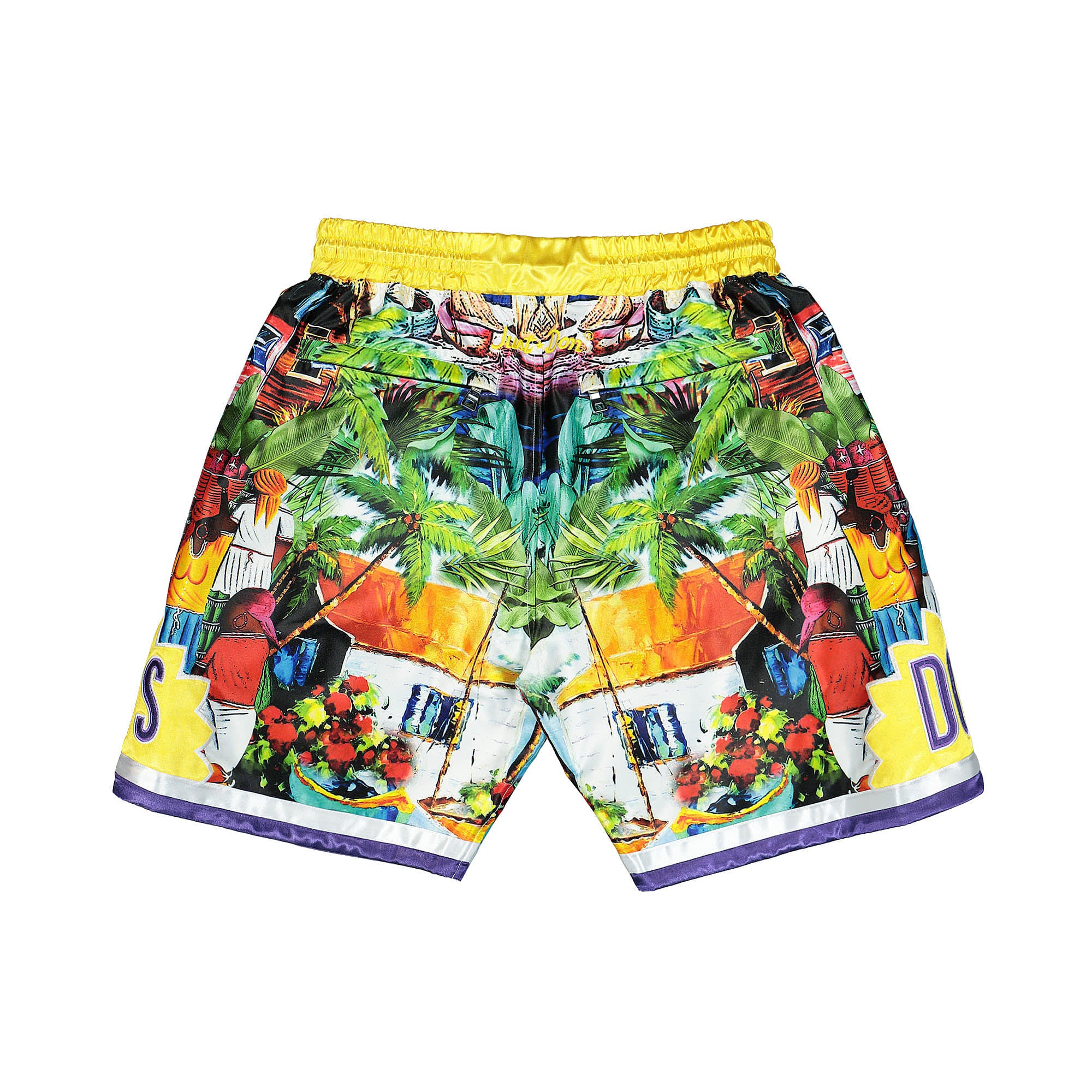 Just Don The Islanders Island Market Short Multi Shorts Material | Overkill