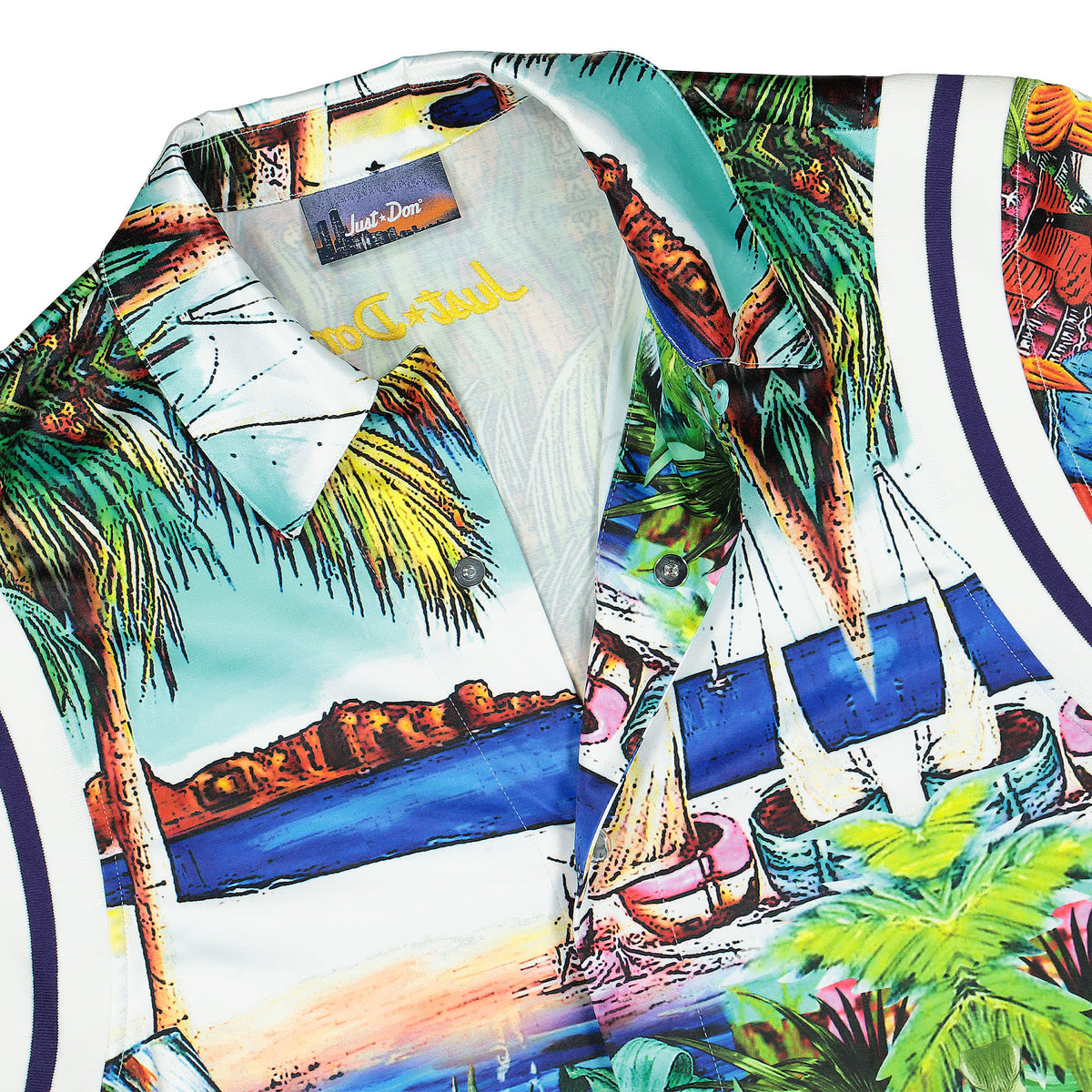 Just Don The Islanders Island Market Shirt Multi Shirts Close-up | Overkill