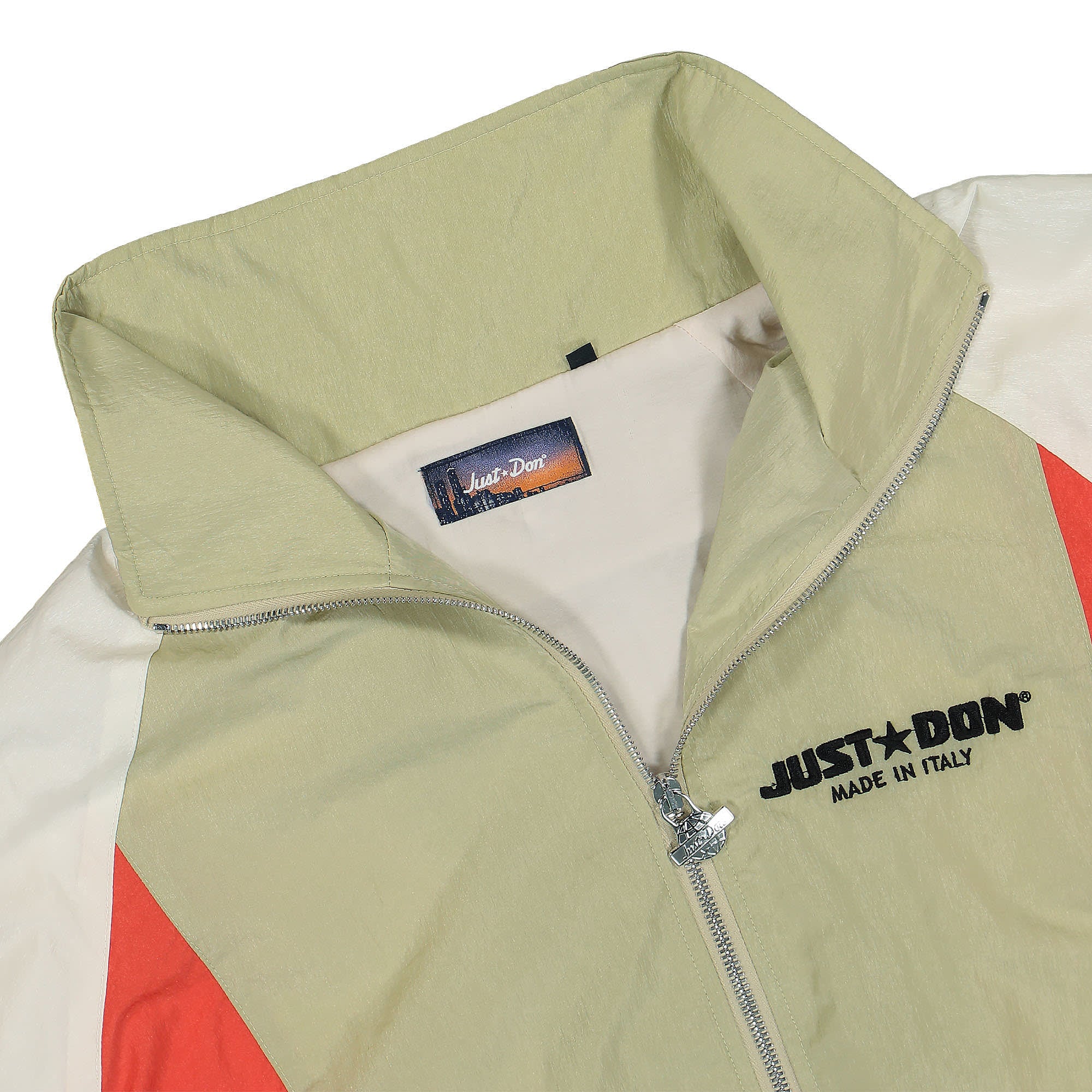 Just Don Tracksuit Jacket Beige Track Jackets Close-up | Overkill