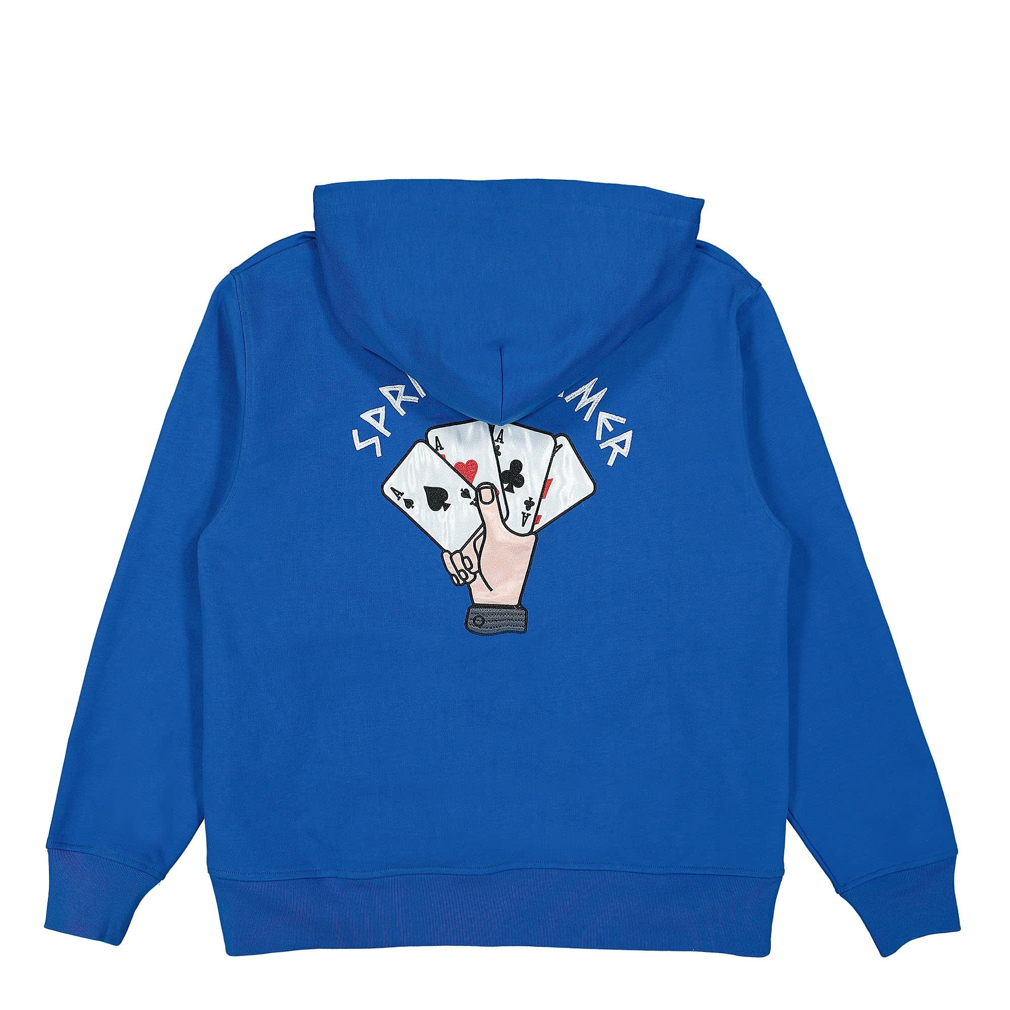 Just Don The Dealers Hoodie Blue Hoodies Close-up | Overkill