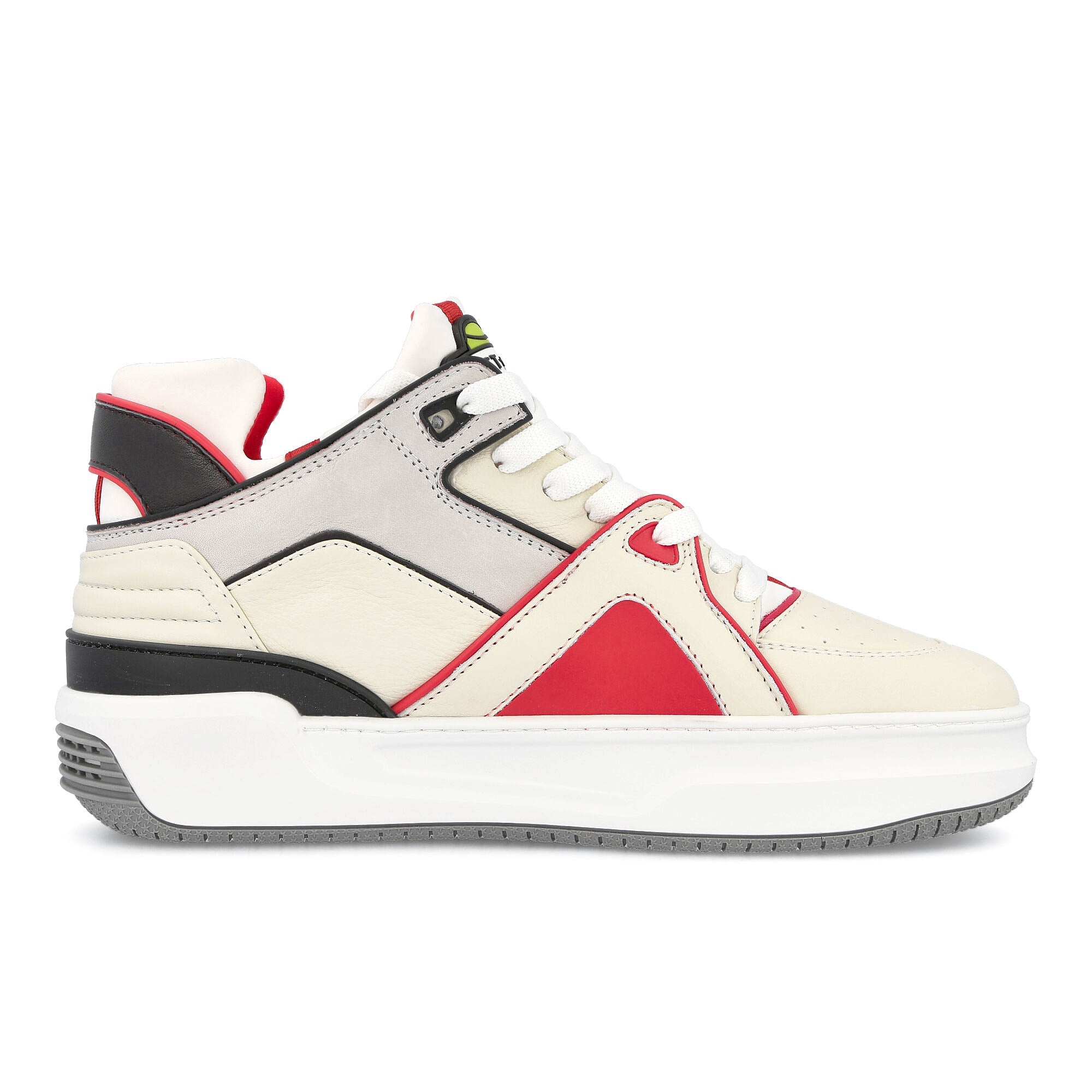 Just Don mid tennis Beige-Red Sneakers Silhouette | Overkill