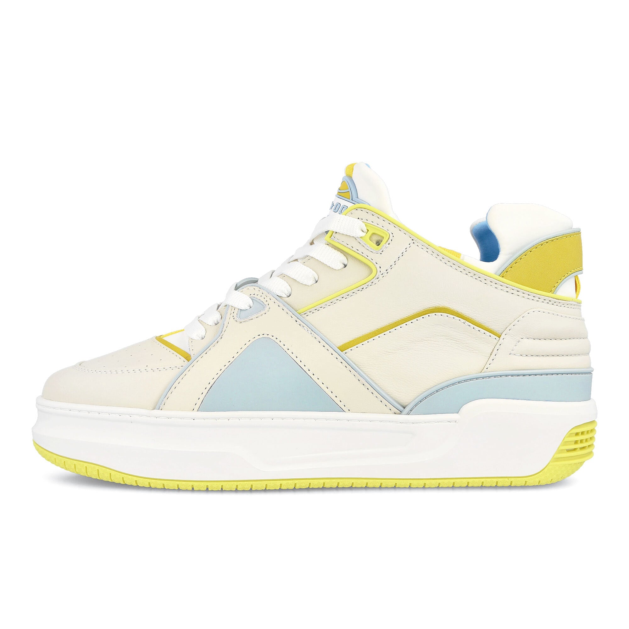 Just Don mid tennis Beige-Blue Sneakers 32JUSQ02 226350 80 | Overkill