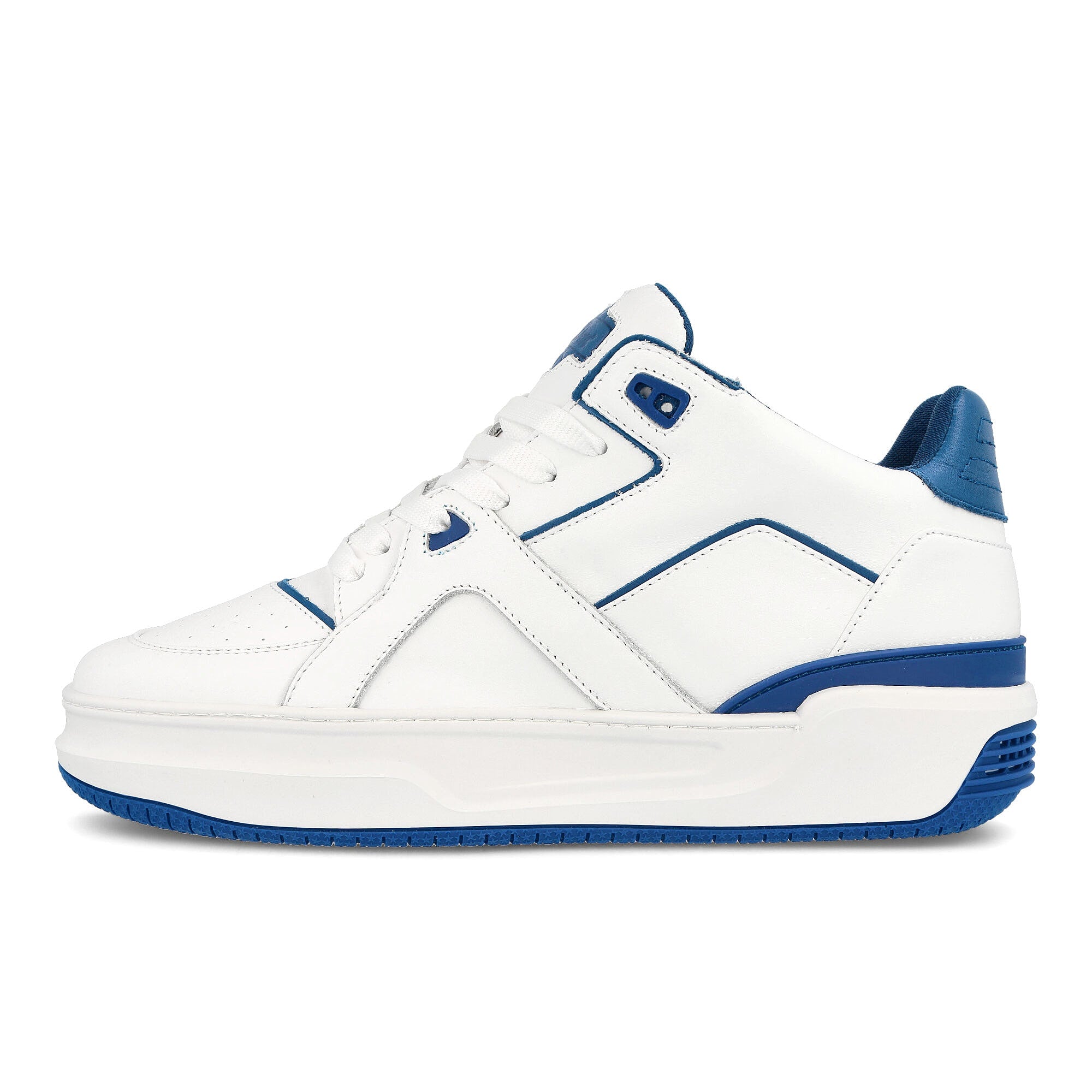 Just Don luxury courtside low White-Blue Sneakers 32JUSQ03 226351 85 | Overkill