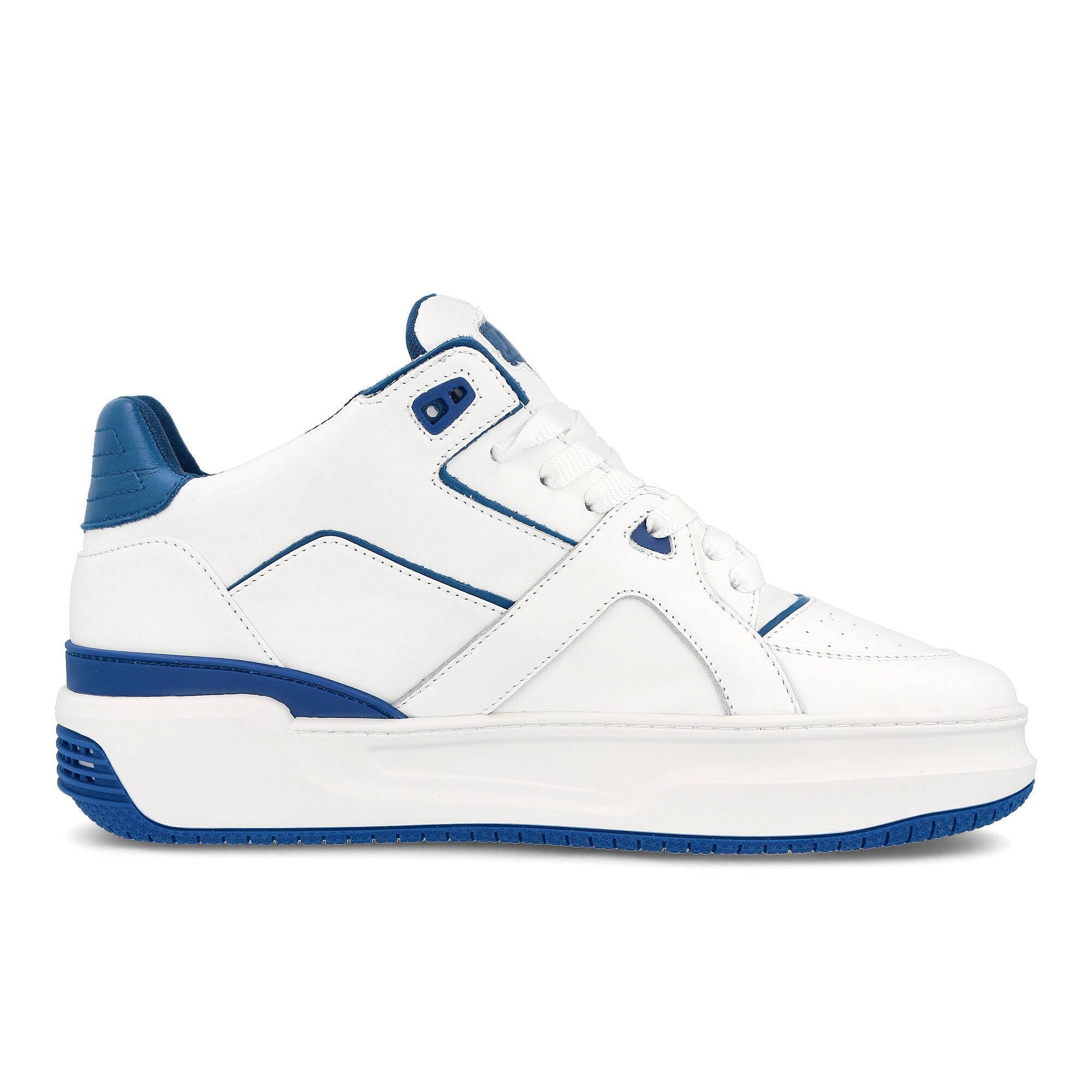 Just Don luxury courtside low White-Blue Sneakers Silhouette | Overkill