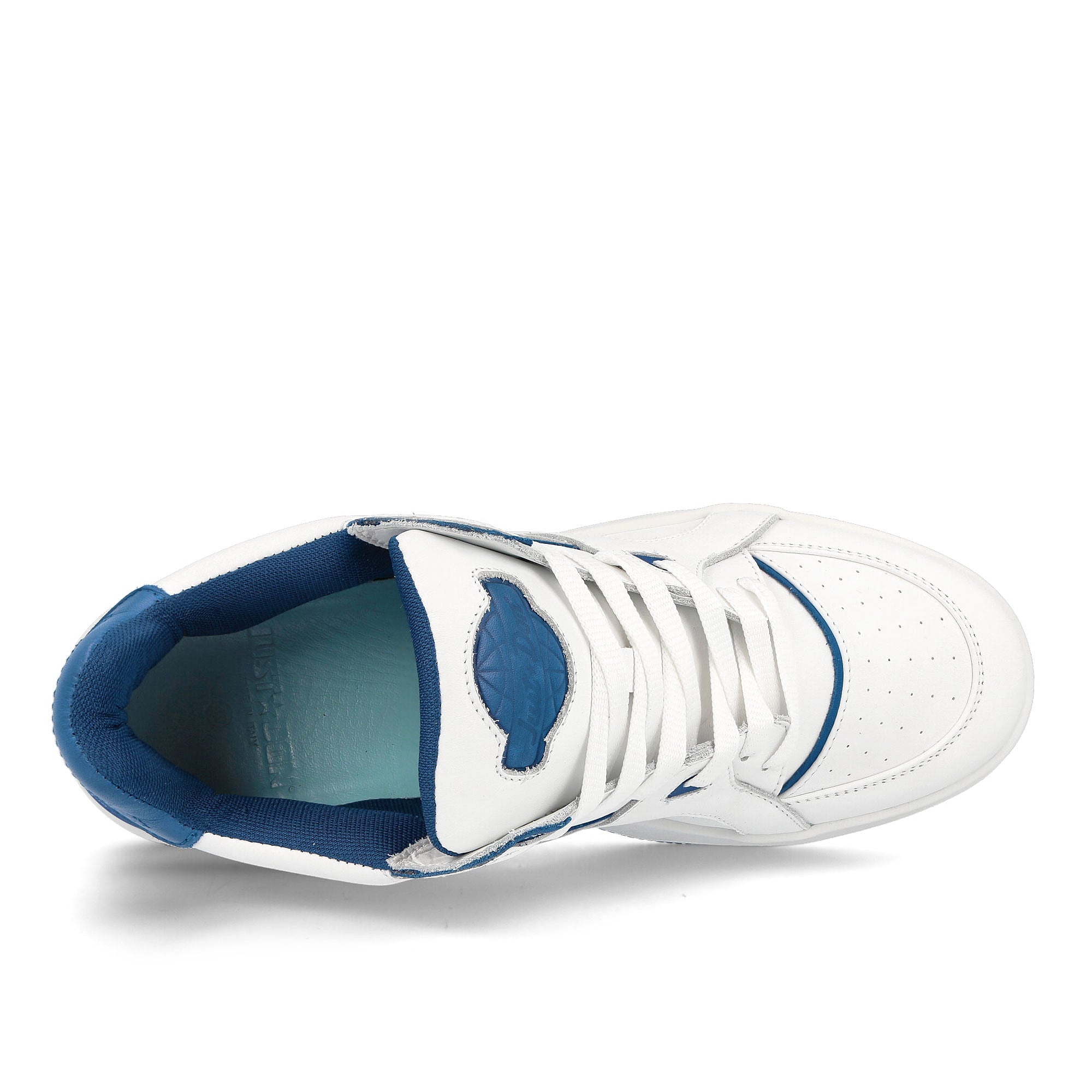 Just Don luxury courtside low White-Blue Sneakers Detailfoto | Overkill